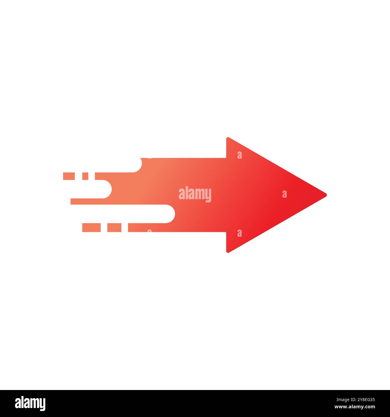 Arrow ilustration logo vector template Stock Vector