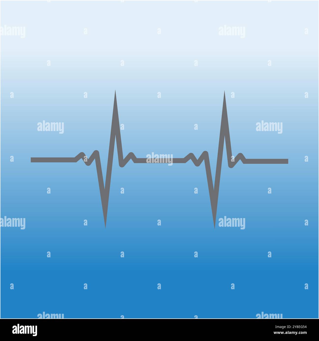 Pulse line ilustration logo vector template Stock Vector