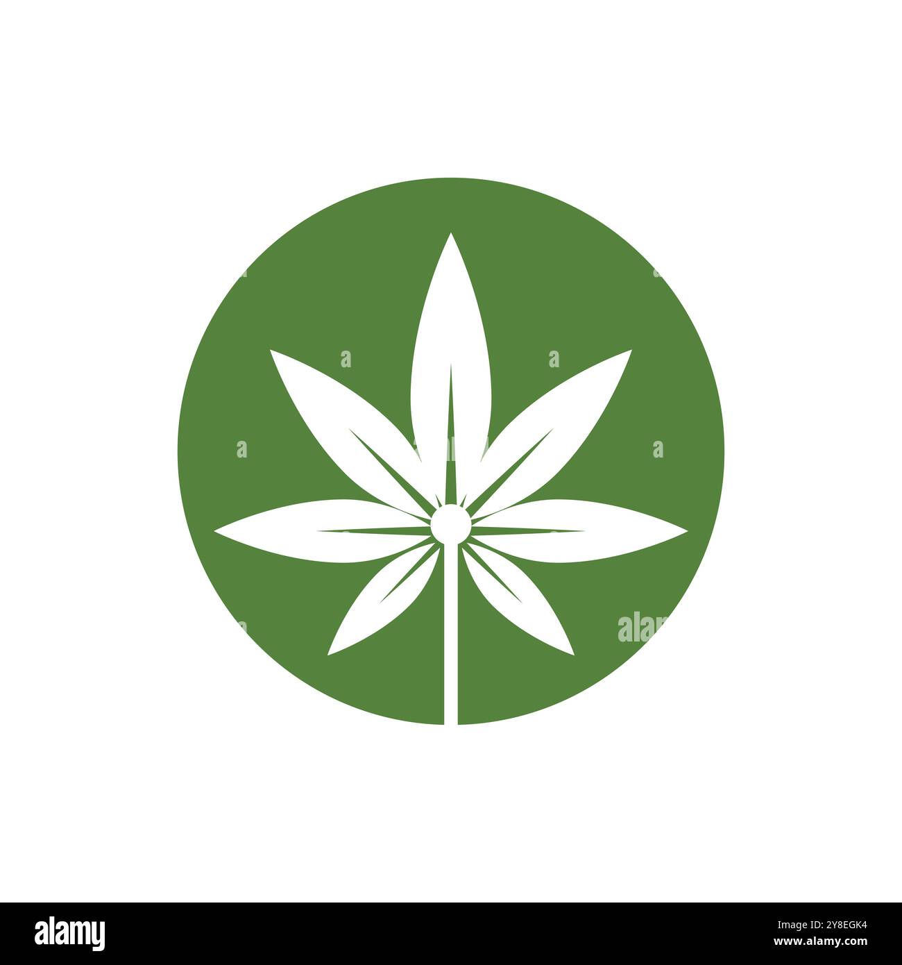 Green leaf logo vector element symbol template Stock Vector Image & Art ...