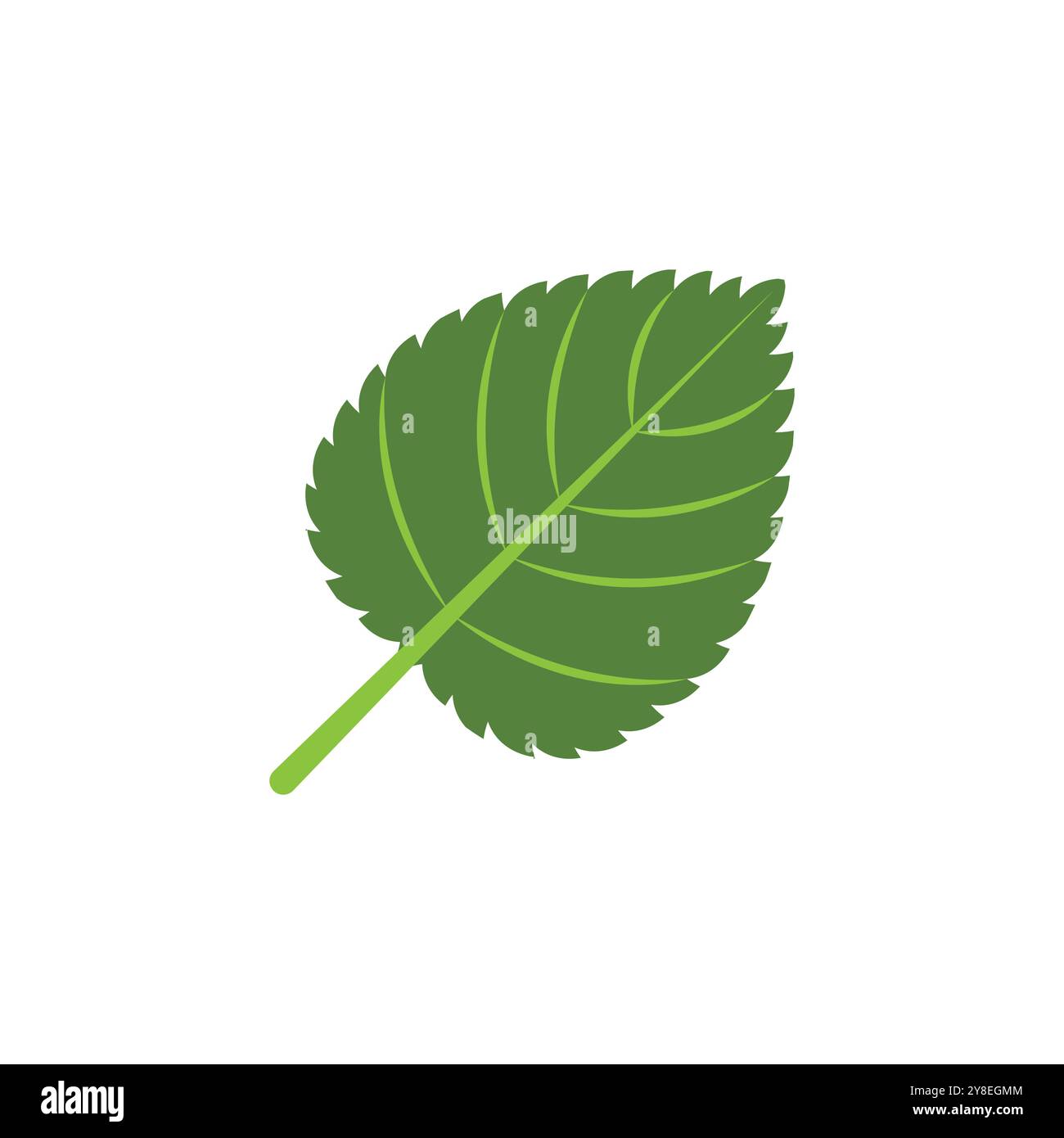 Green leaf logo vector element symbol template Stock Vector Image & Art ...