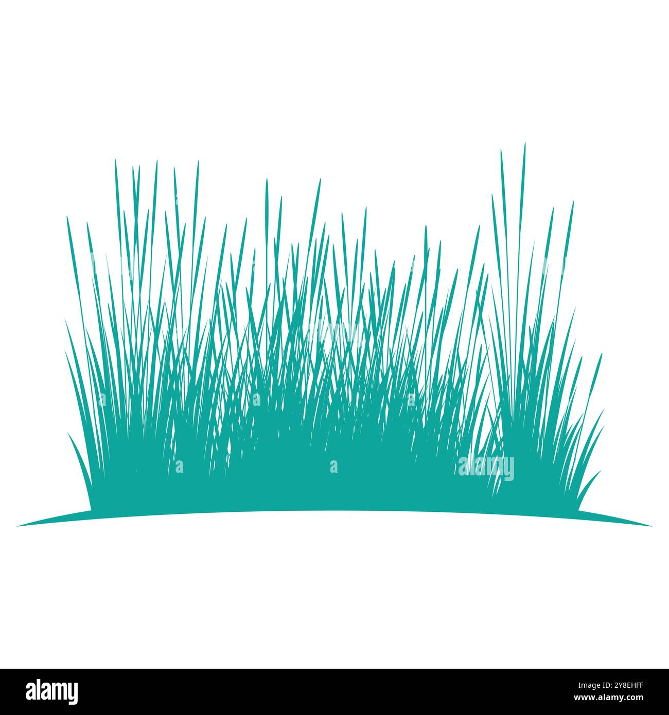 Grass logo vector template element and symbol Stock Vector