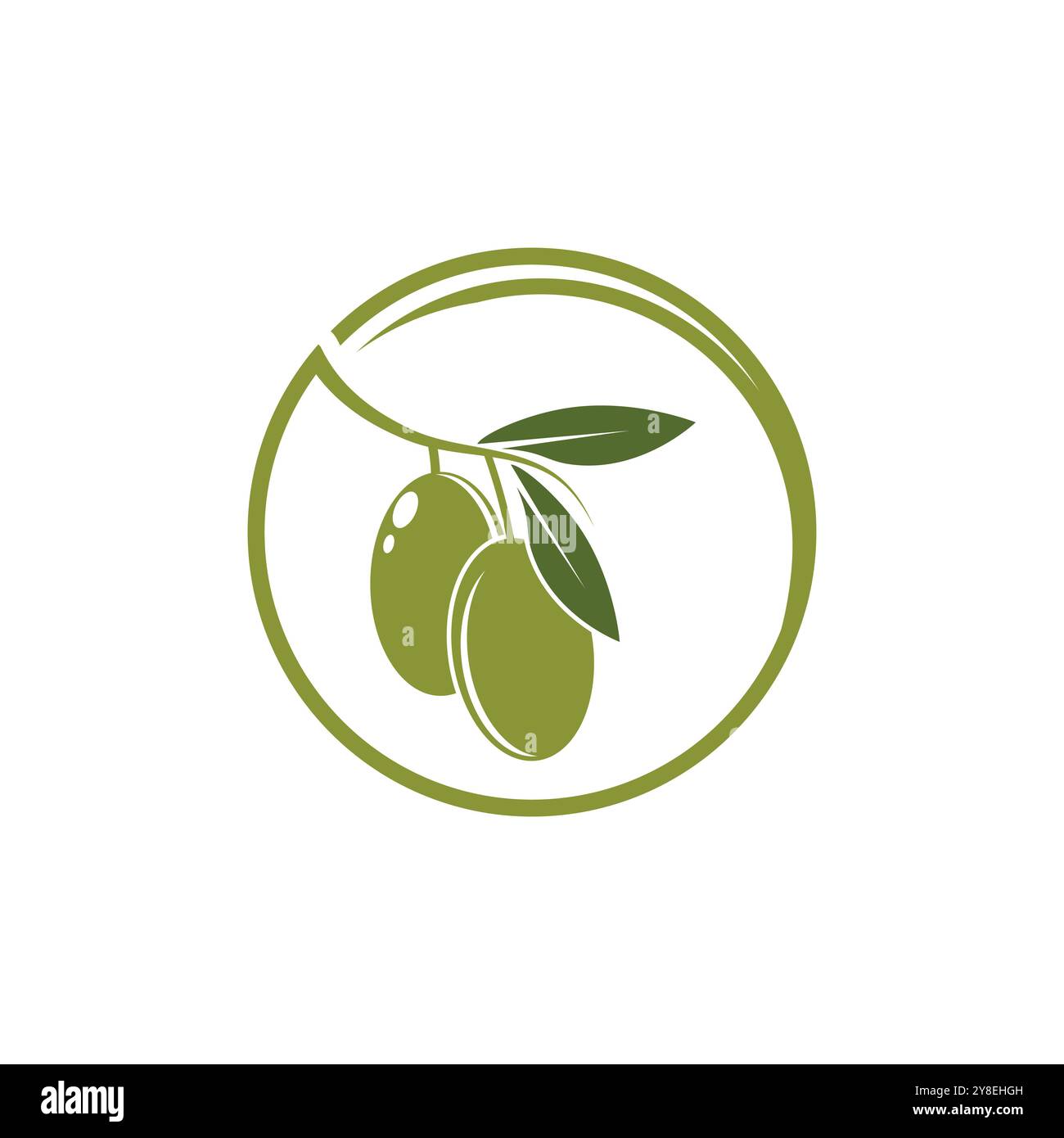 olive icon vector illustration design template Stock Vector