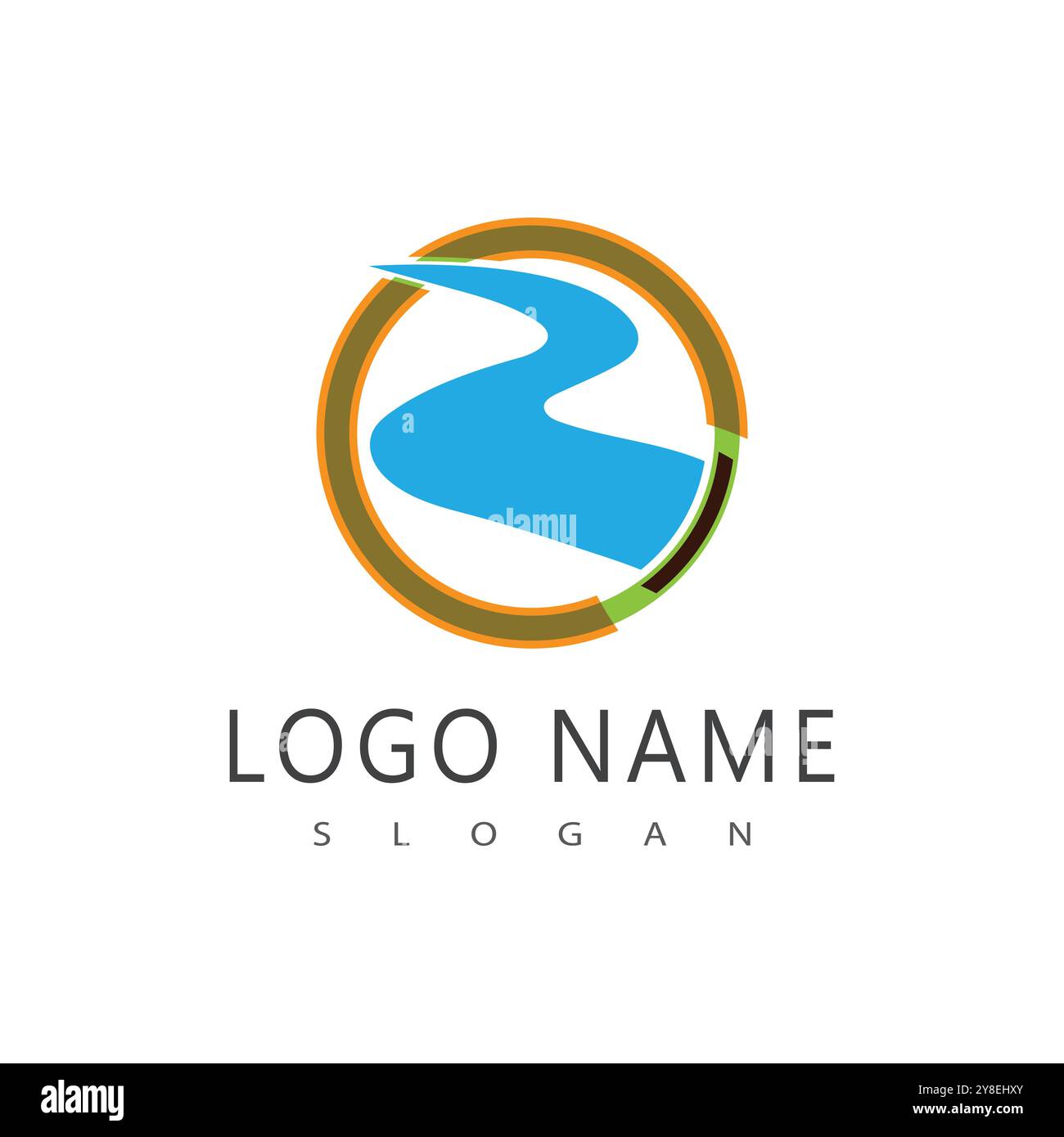 River vector icon illustration design Stock Vector