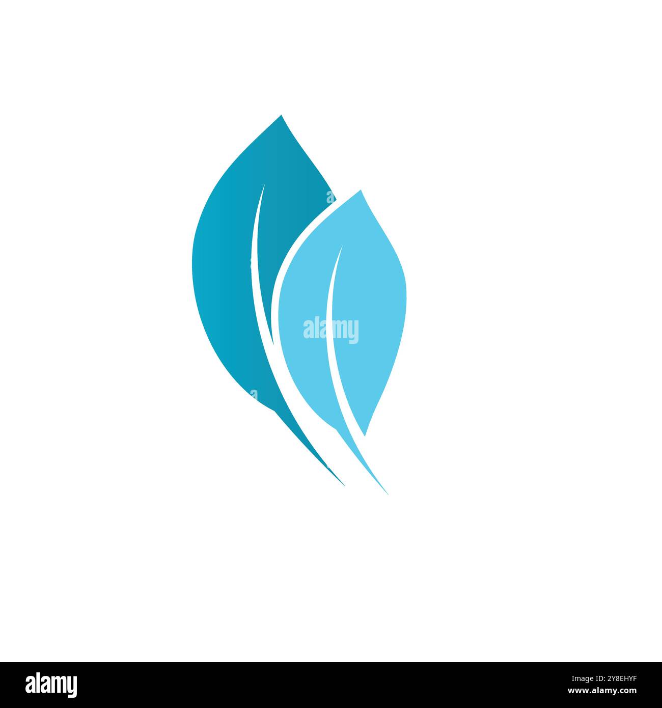 Mint leaf logo vector element template and symbol Stock Vector