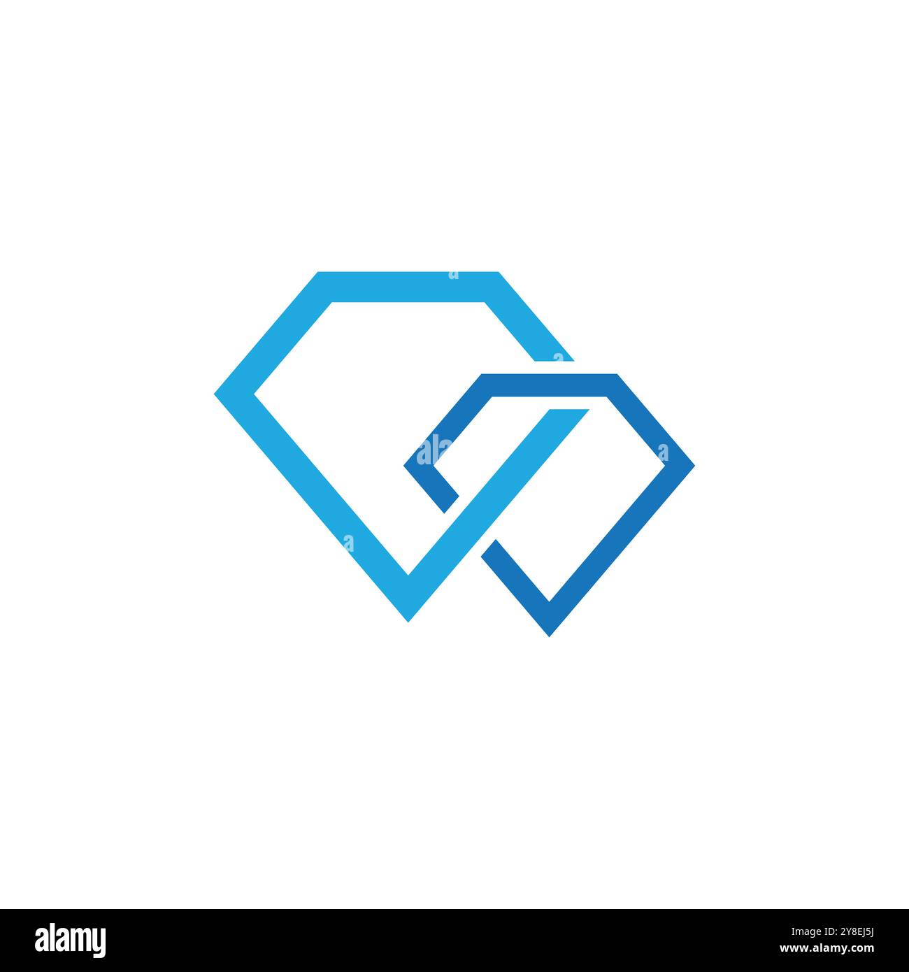Diamond logo vector template and symbol Stock Vector