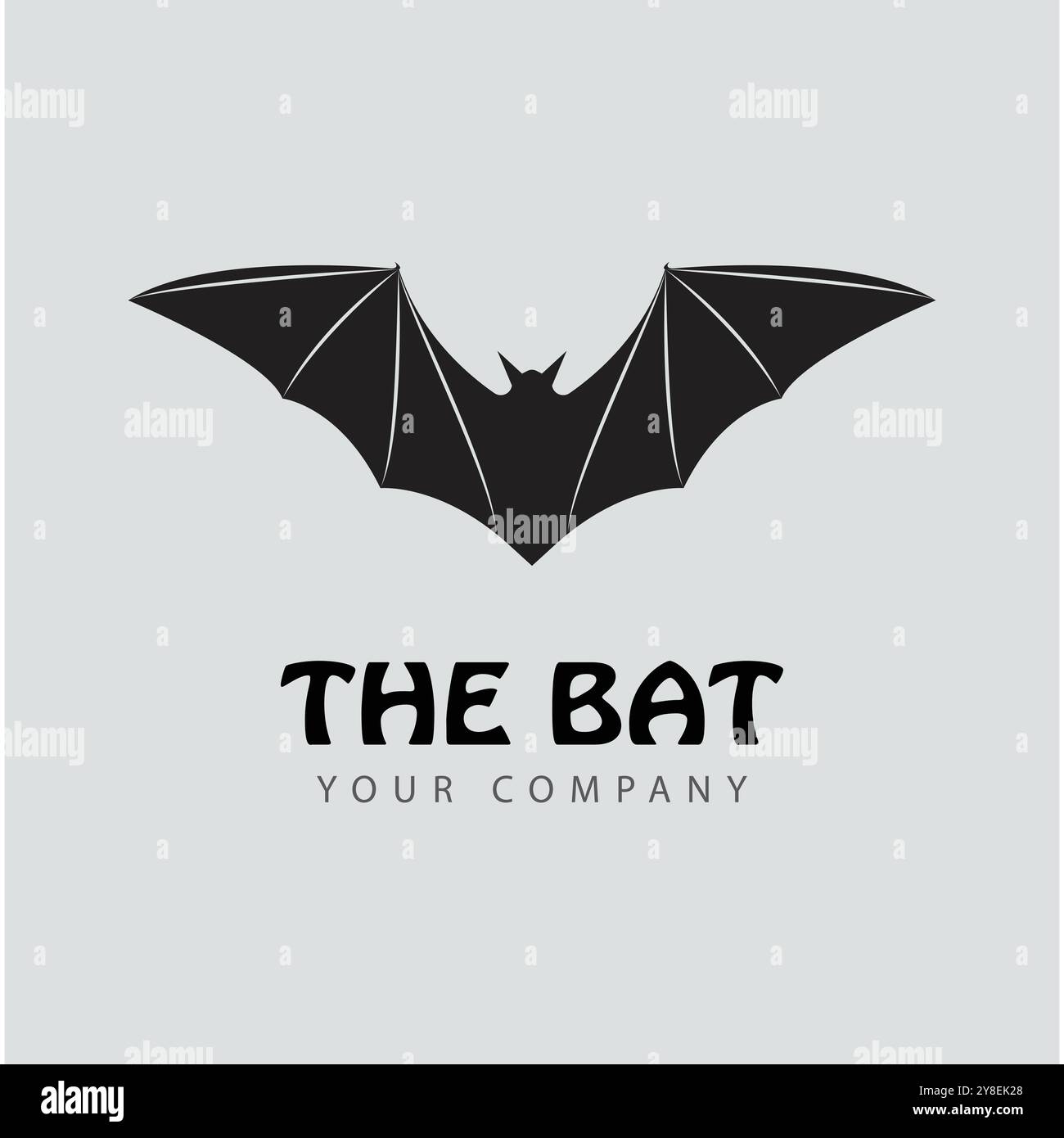 bat vector icon logo template illustration design Stock Vector