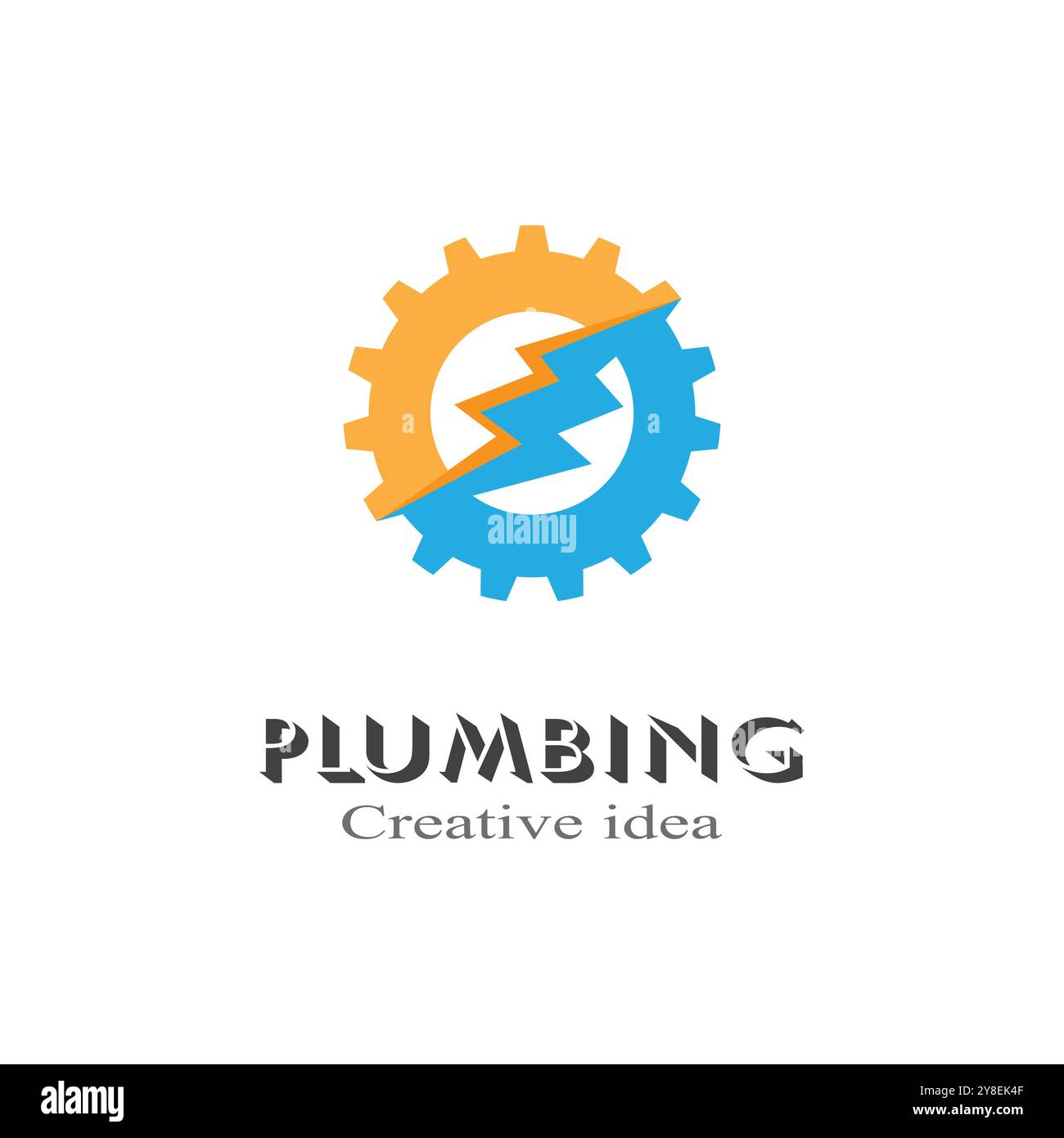 Plumbing logo vector design business template element design Stock Vector