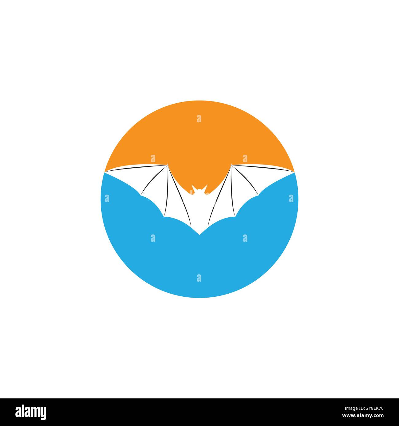 bat vector icon logo template illustration design Stock Vector