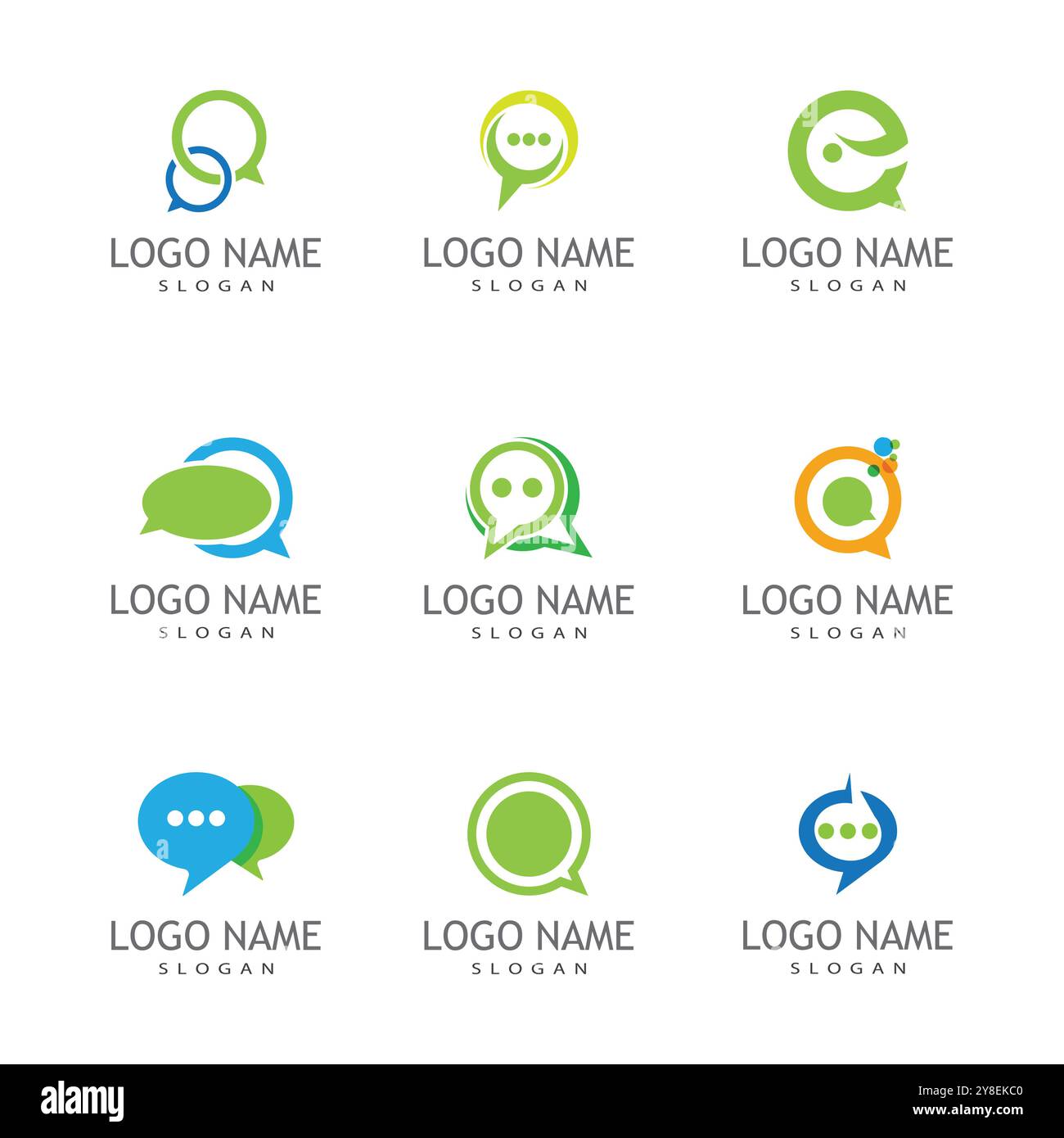 Speech Bubble Icon for Graphic Design Projects Stock Vector