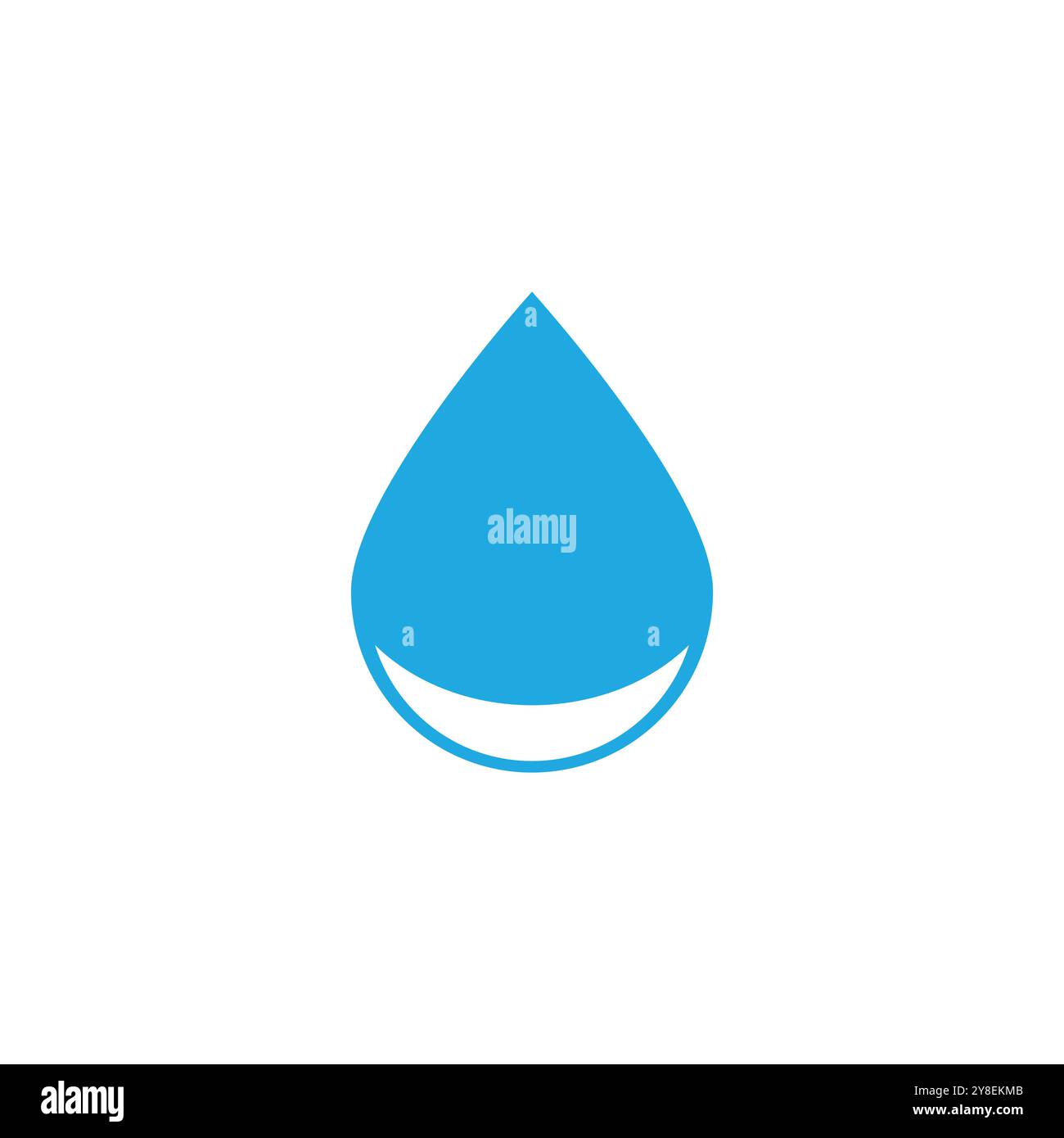 water drop logo vector illustration design Stock Vector