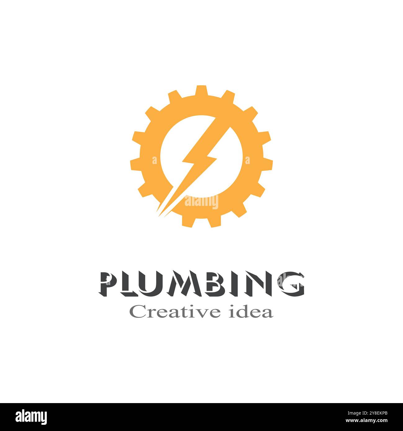 Plumbing logo vector design business template element design Stock Vector