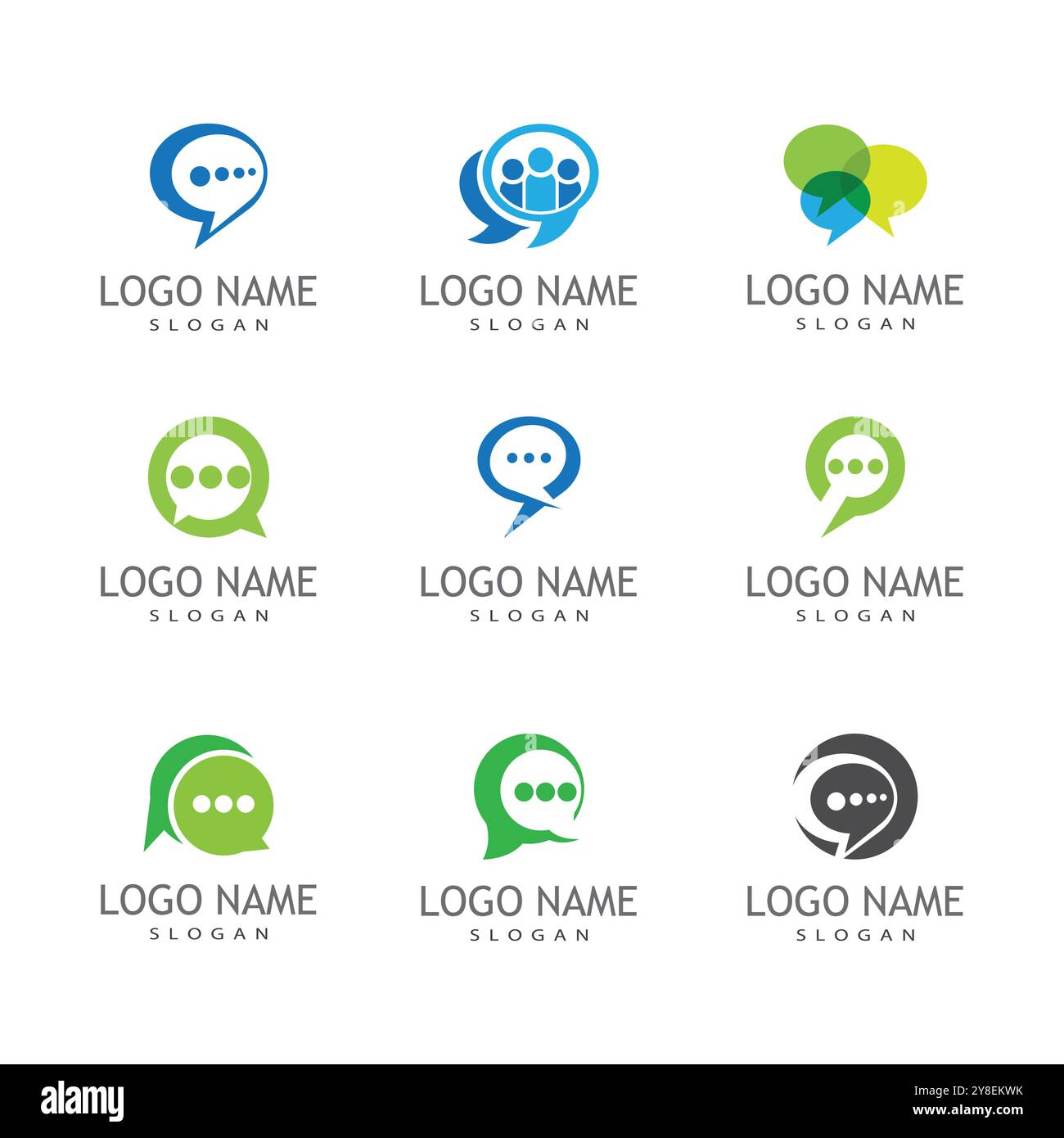 Speech Bubble Icon for Graphic Design Projects Stock Vector