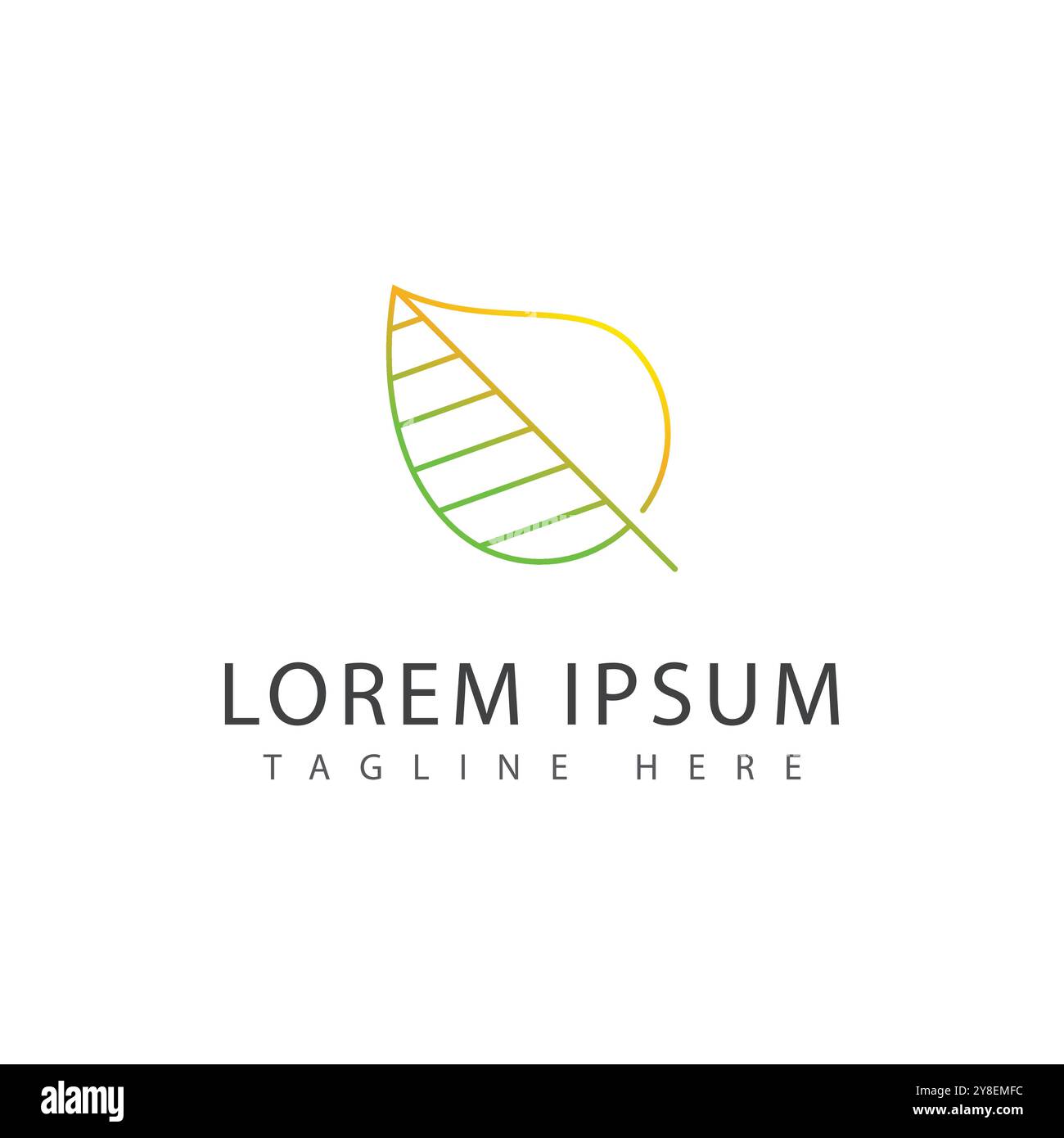 Leaf logo vector template element symbol design Stock Vector Image ...
