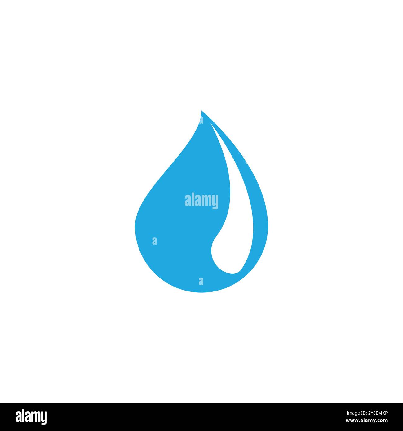 water drop logo vector illustration design Stock Vector