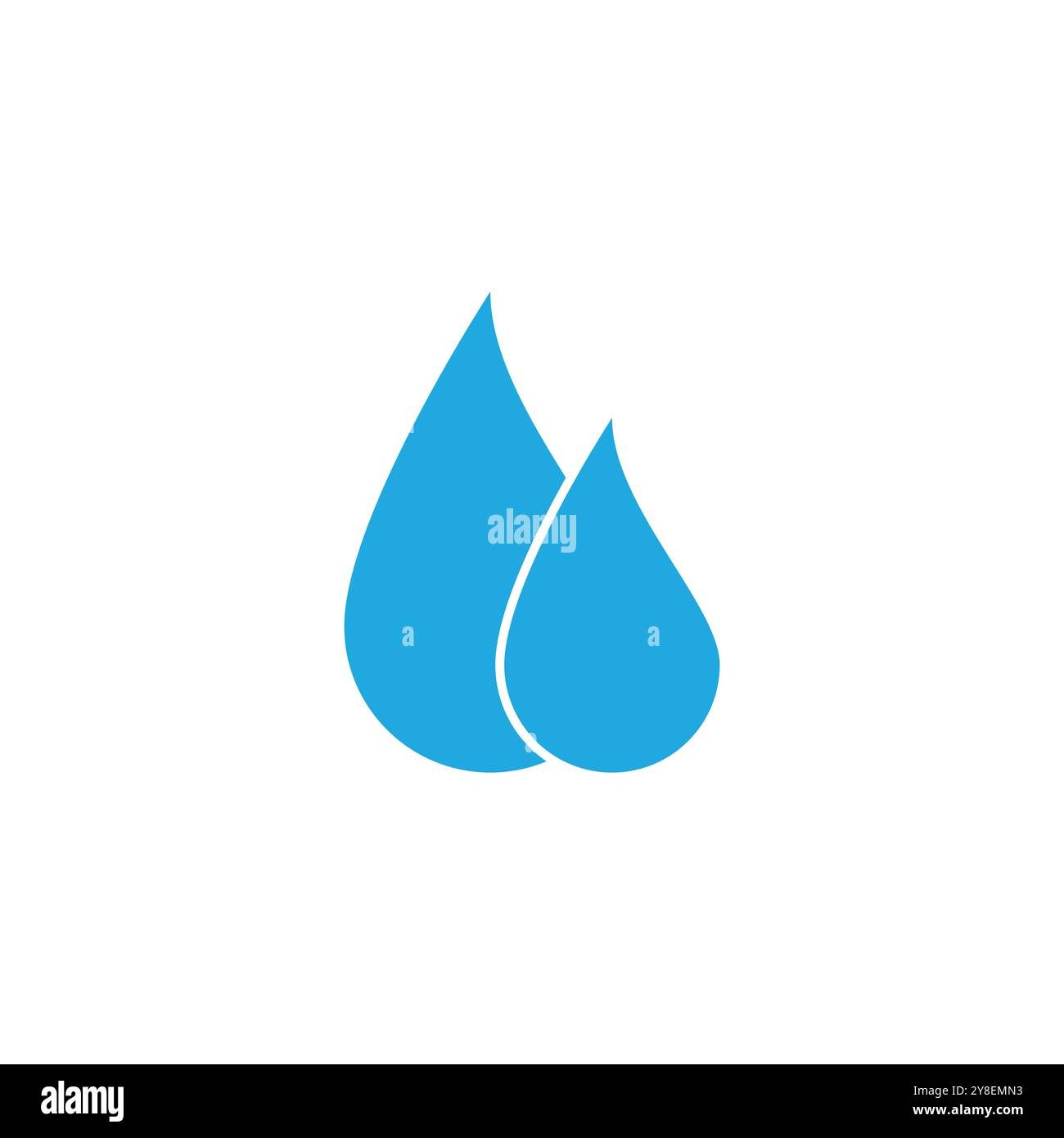 water drop logo vector illustration design Stock Vector