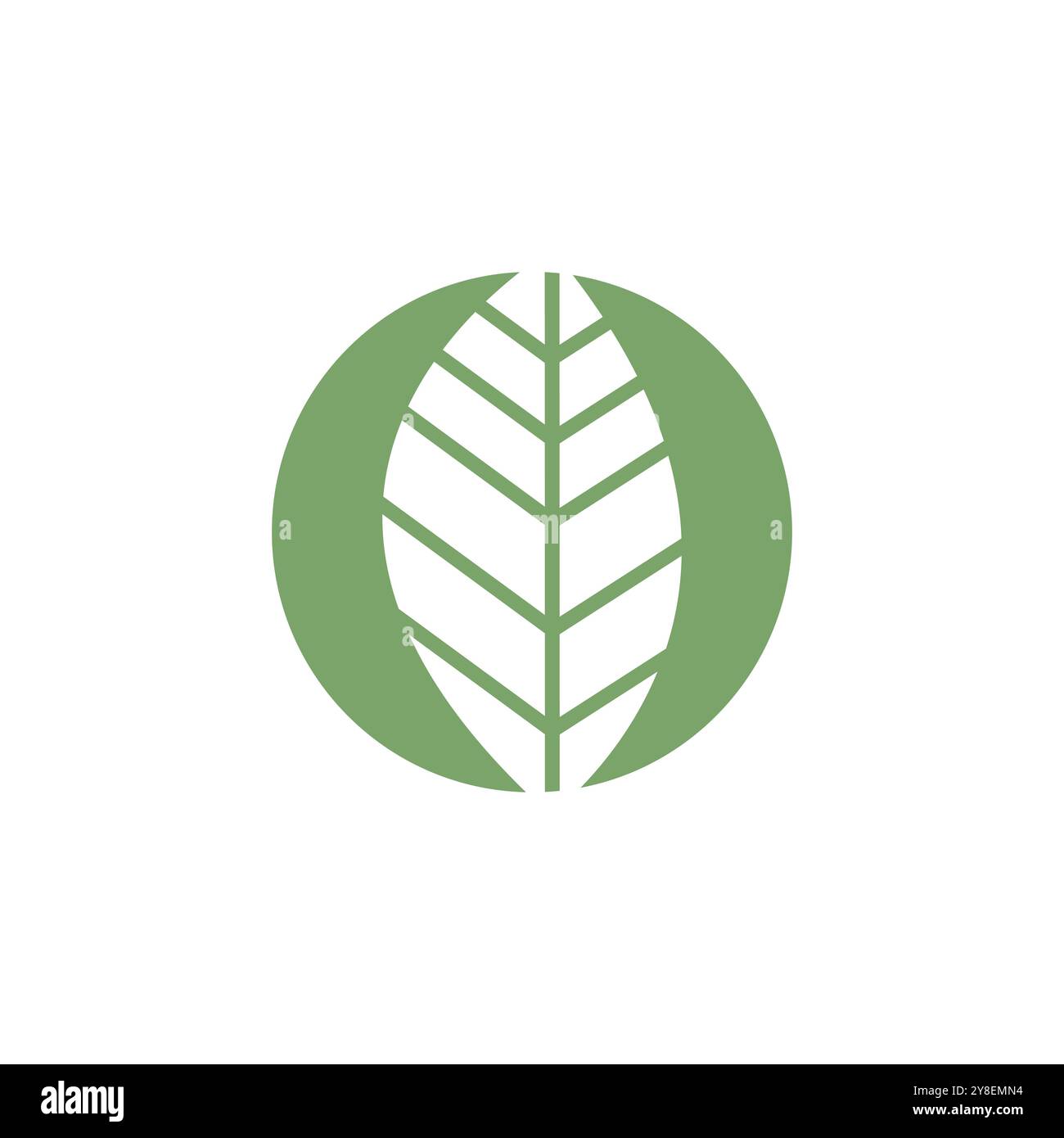 Leaf logo vector template element symbol design Stock Vector Image ...