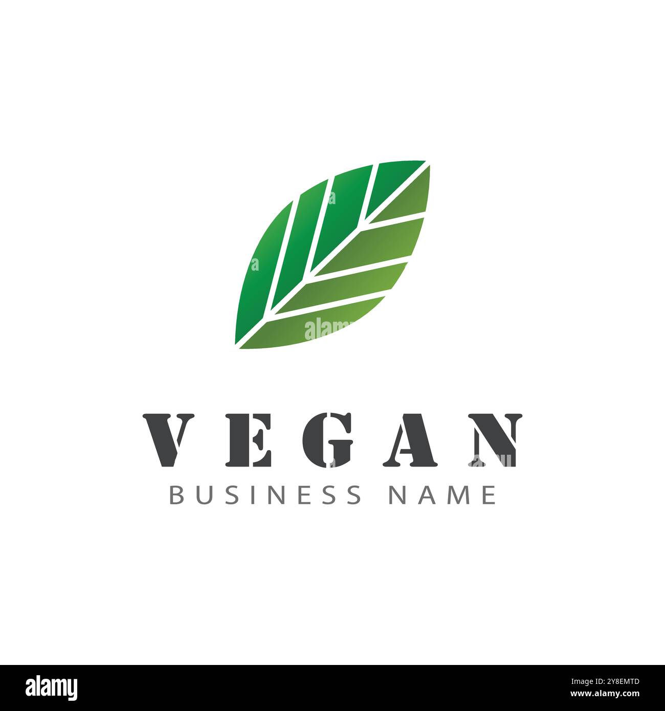 Vegan logo vector template symbol design Stock Vector Image & Art - Alamy