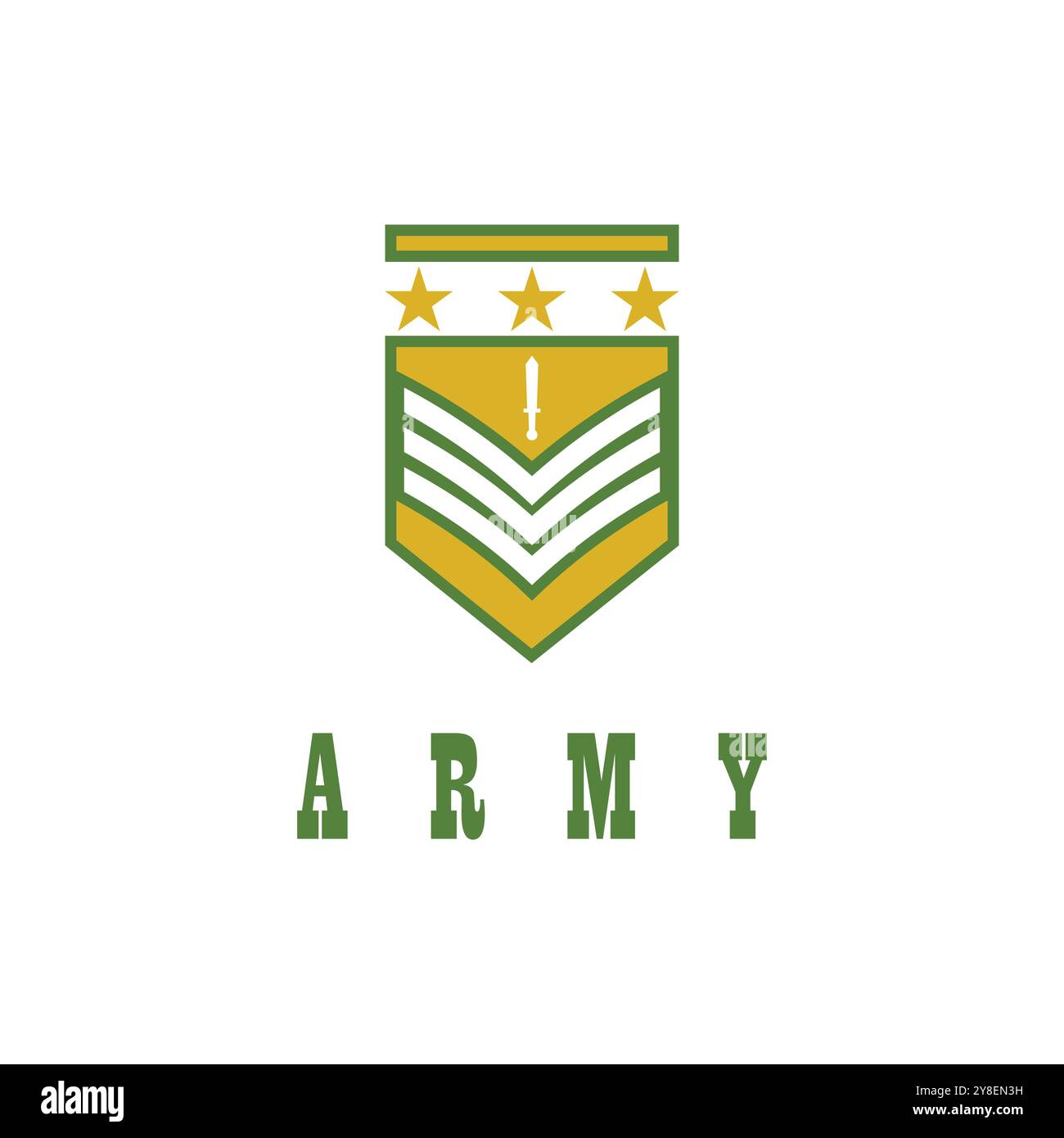 Army logo vector military template symbol design Stock Vector