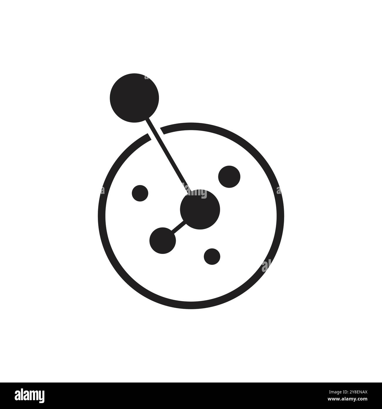 Molecule logo vector template element and symbol Stock Vector Image ...