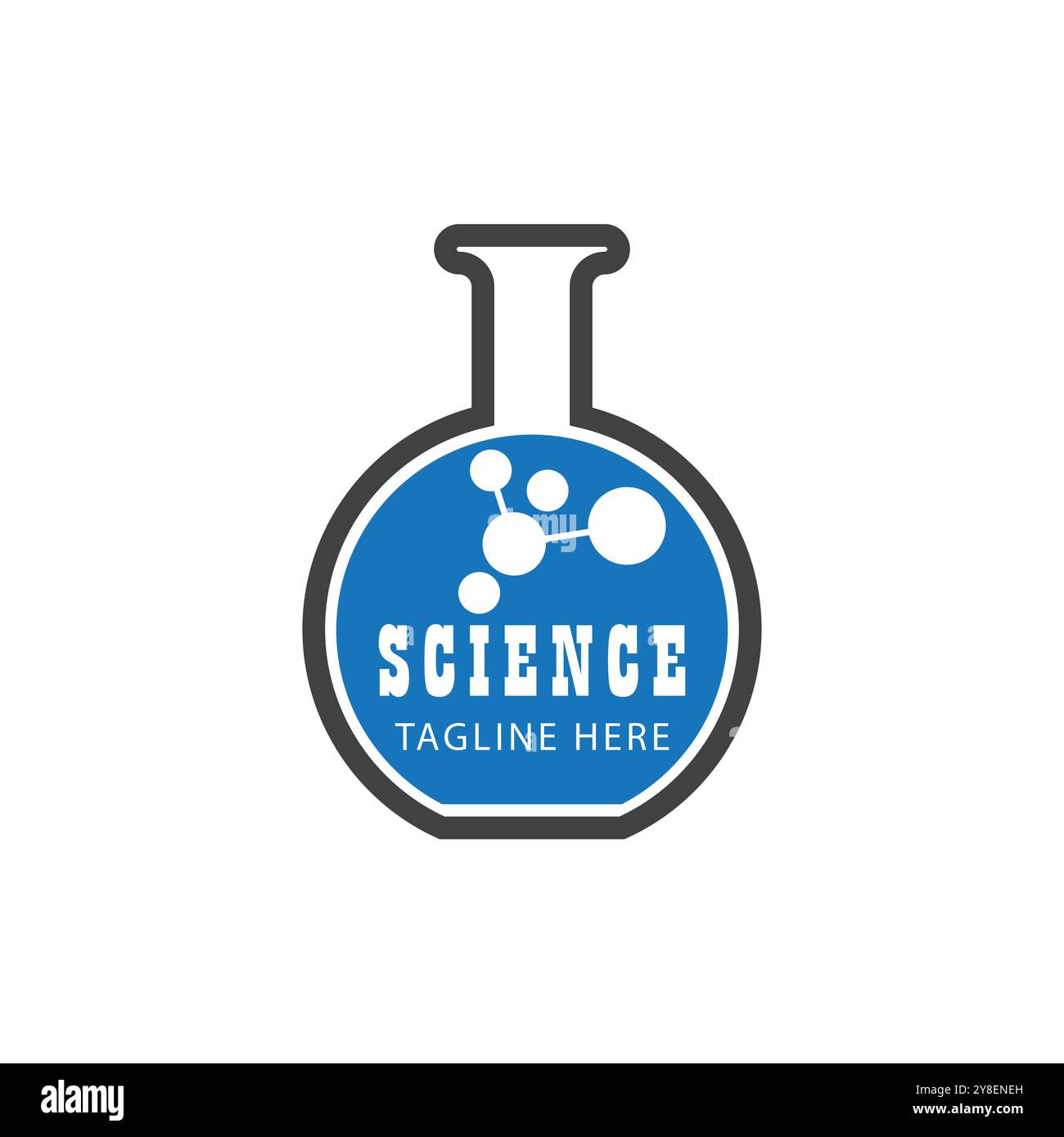 Molecule logo vector template element and symbol Stock Vector