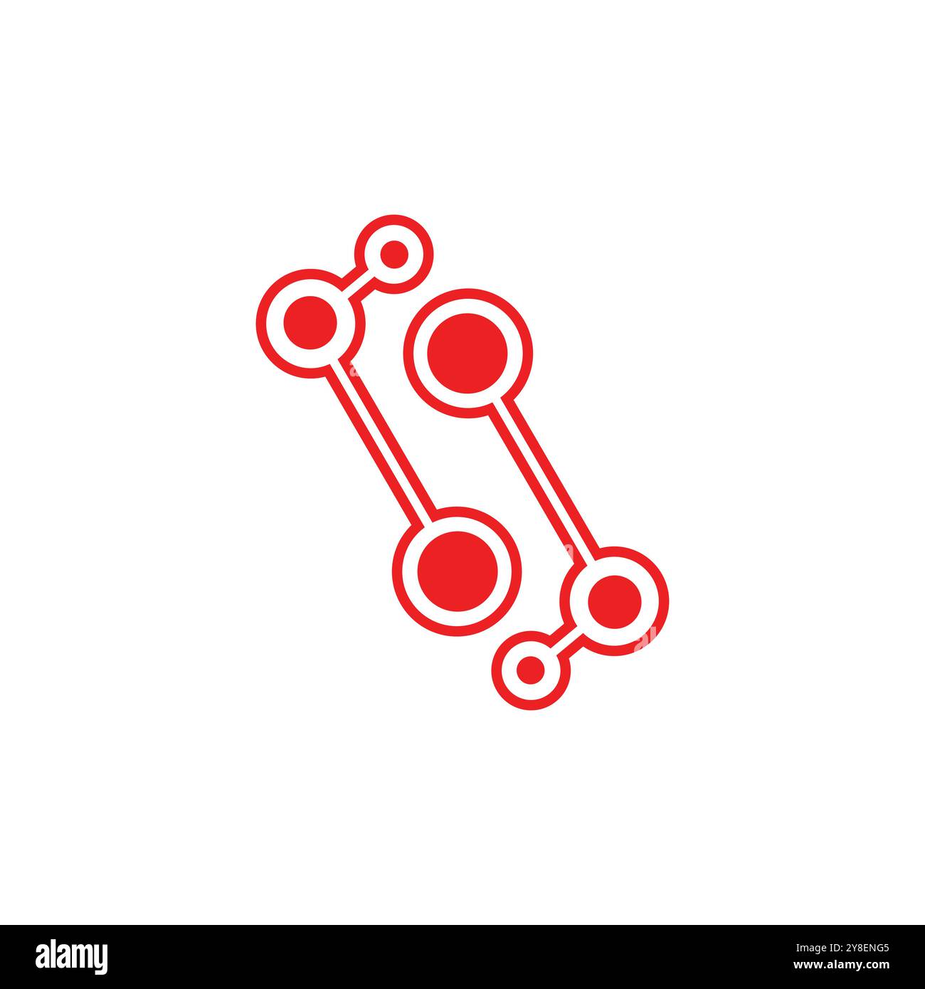 Molecule logo vector template element and symbol Stock Vector