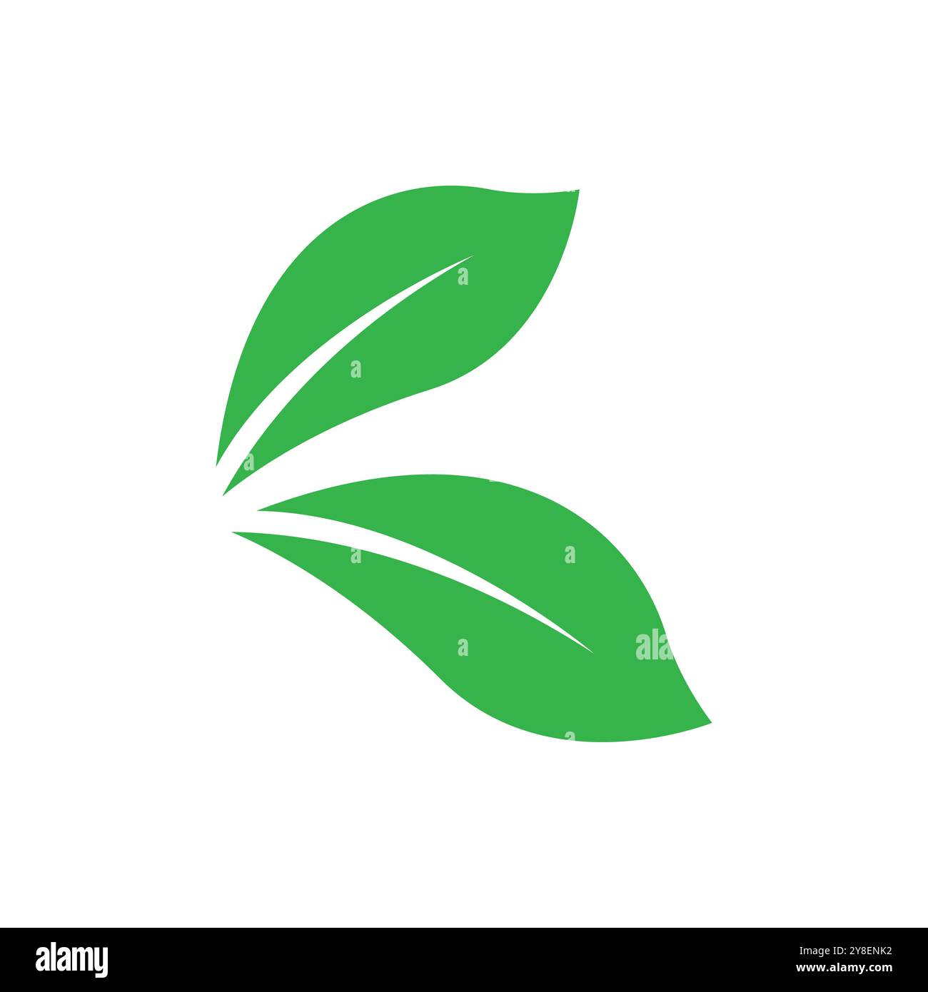 Green leaf illustration nature logo and symbol design Stock Vector ...