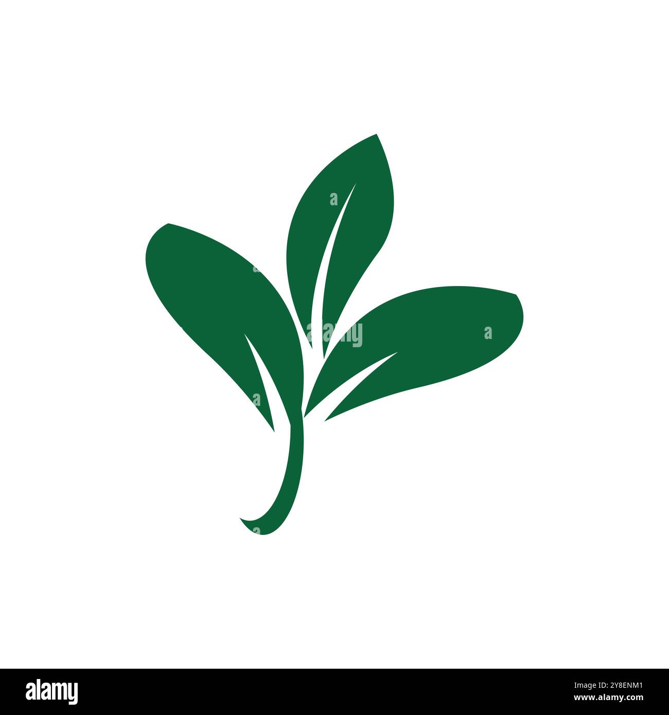 Green leaf illustration nature logo and symbol design Stock Vector ...