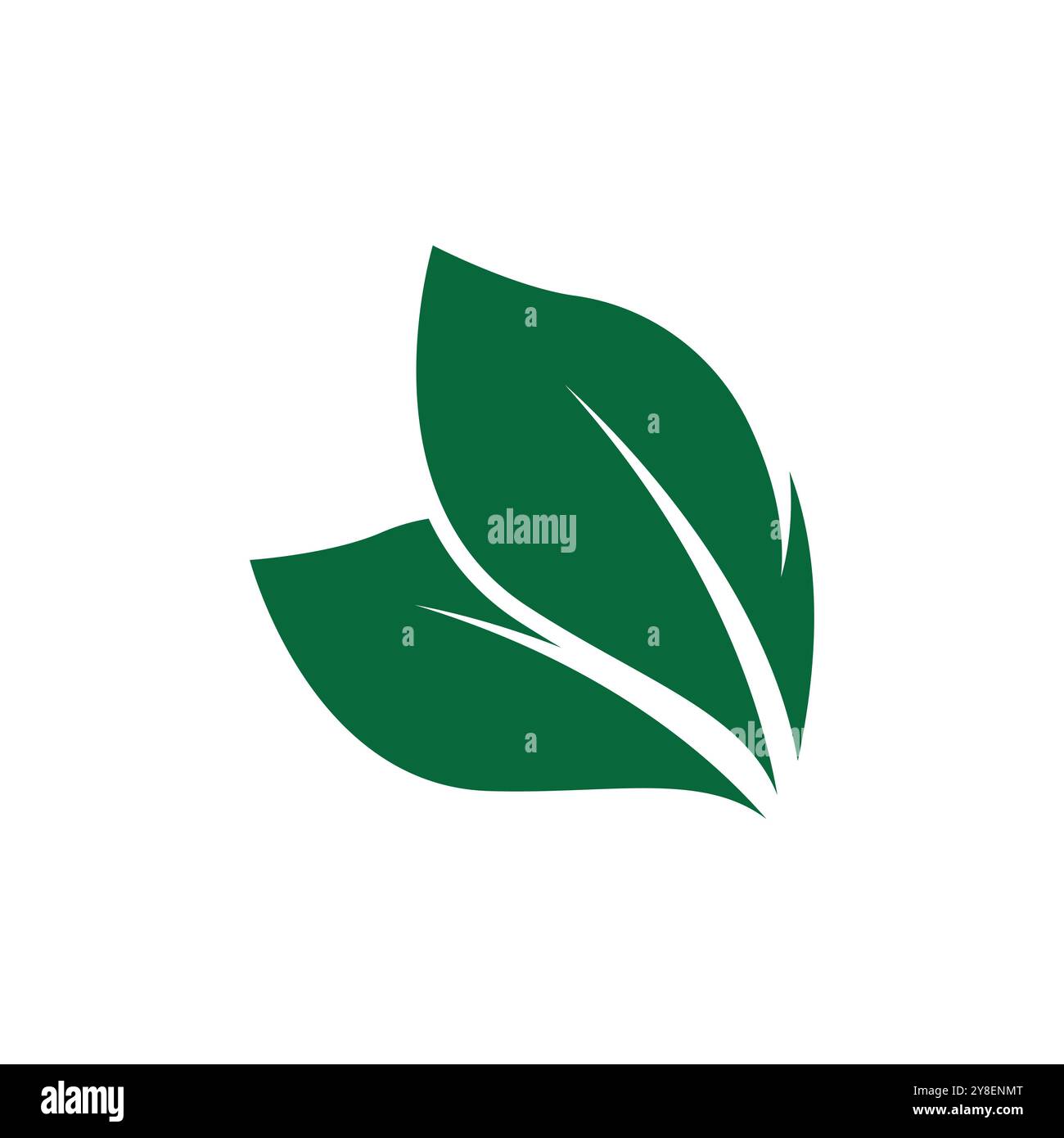 Green leaf illustration nature logo and symbol design Stock Vector ...