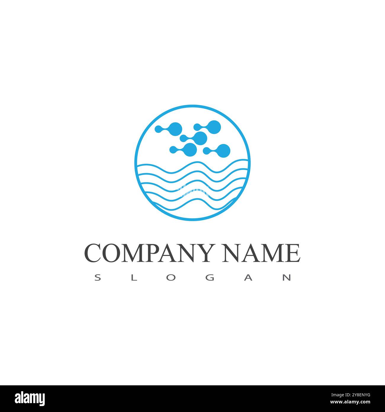 Molecule logo vector template element and symbol Stock Vector Image ...