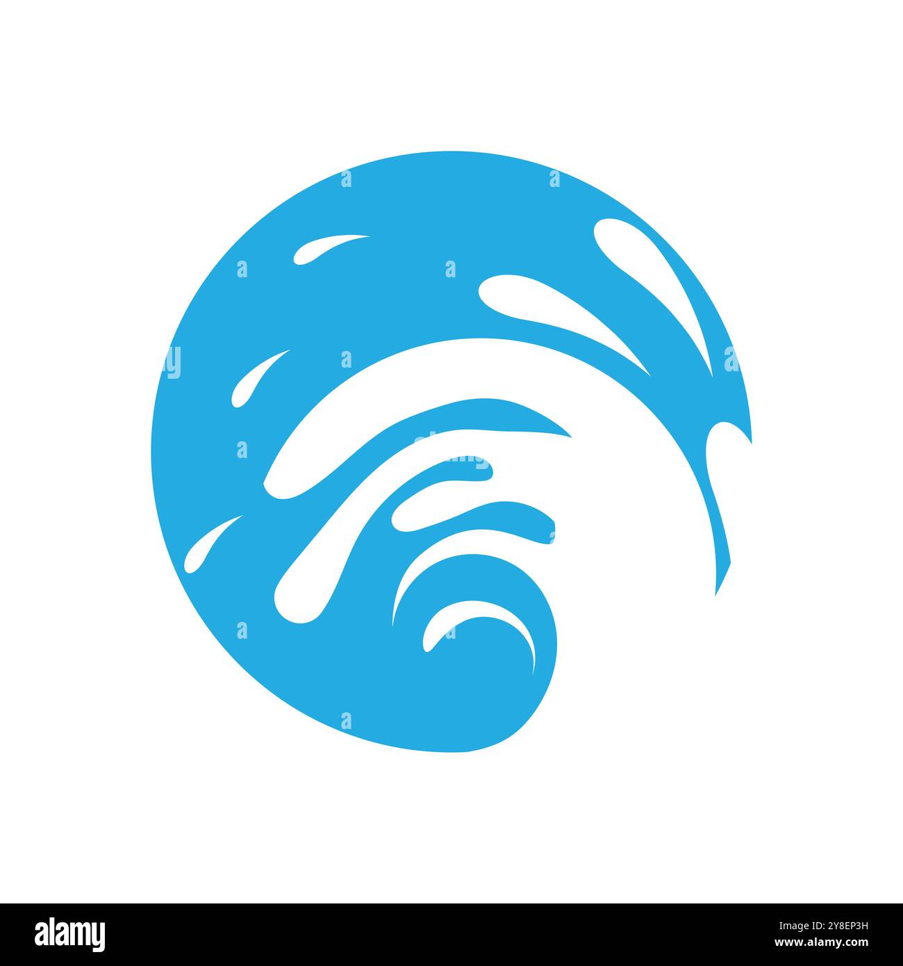 Water wave Logo vector and symbol Template Stock Vector Image & Art - Alamy