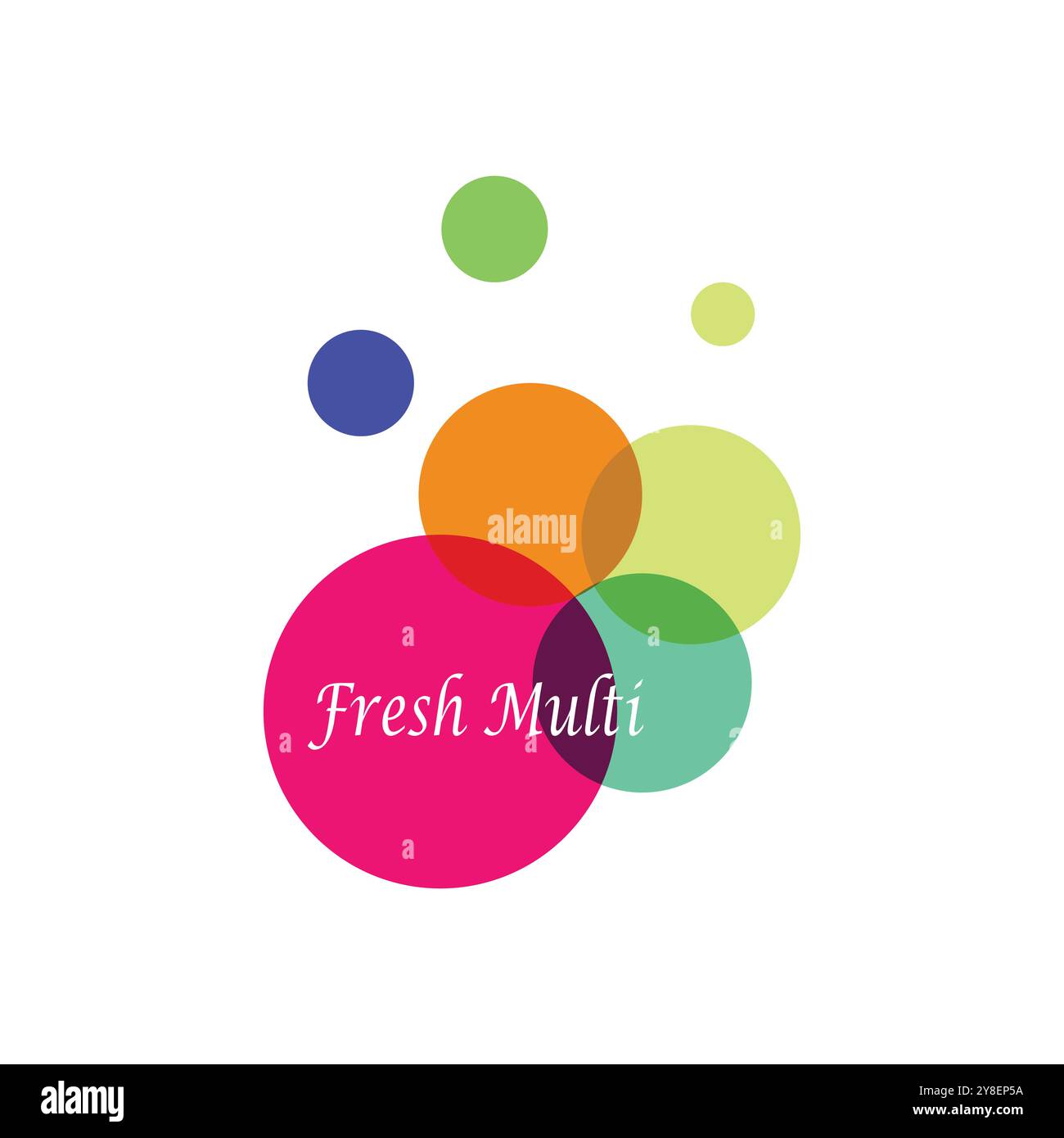 Fresh logo icon and symbol vector flat design template Stock Vector