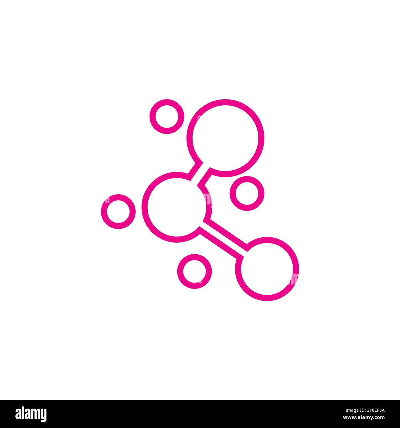 Molecule logo vector template element and symbol Stock Vector Image ...