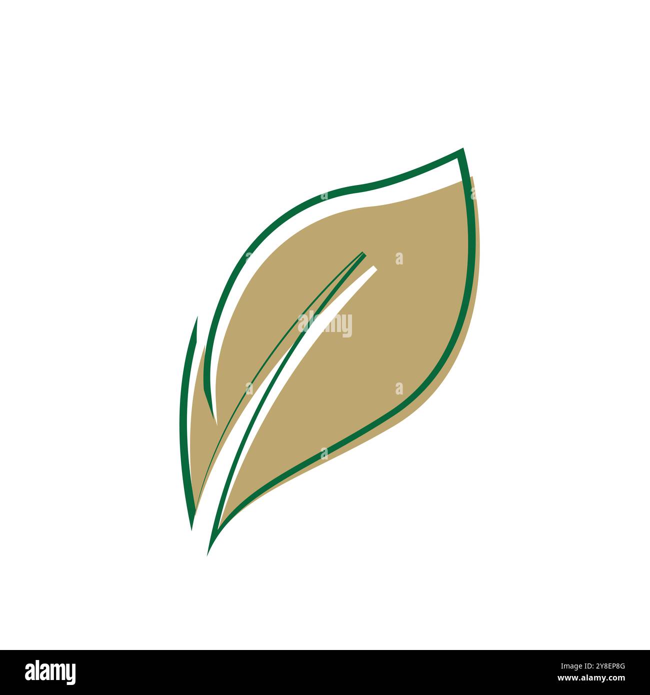 Green leaf illustration nature logo and symbol design Stock Vector ...