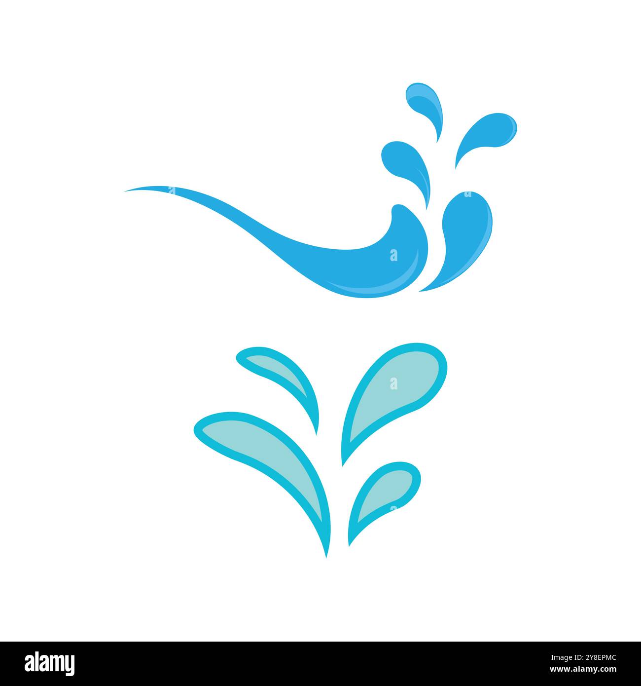 Water wave Logo vector and symbol Template Stock Vector Image & Art - Alamy