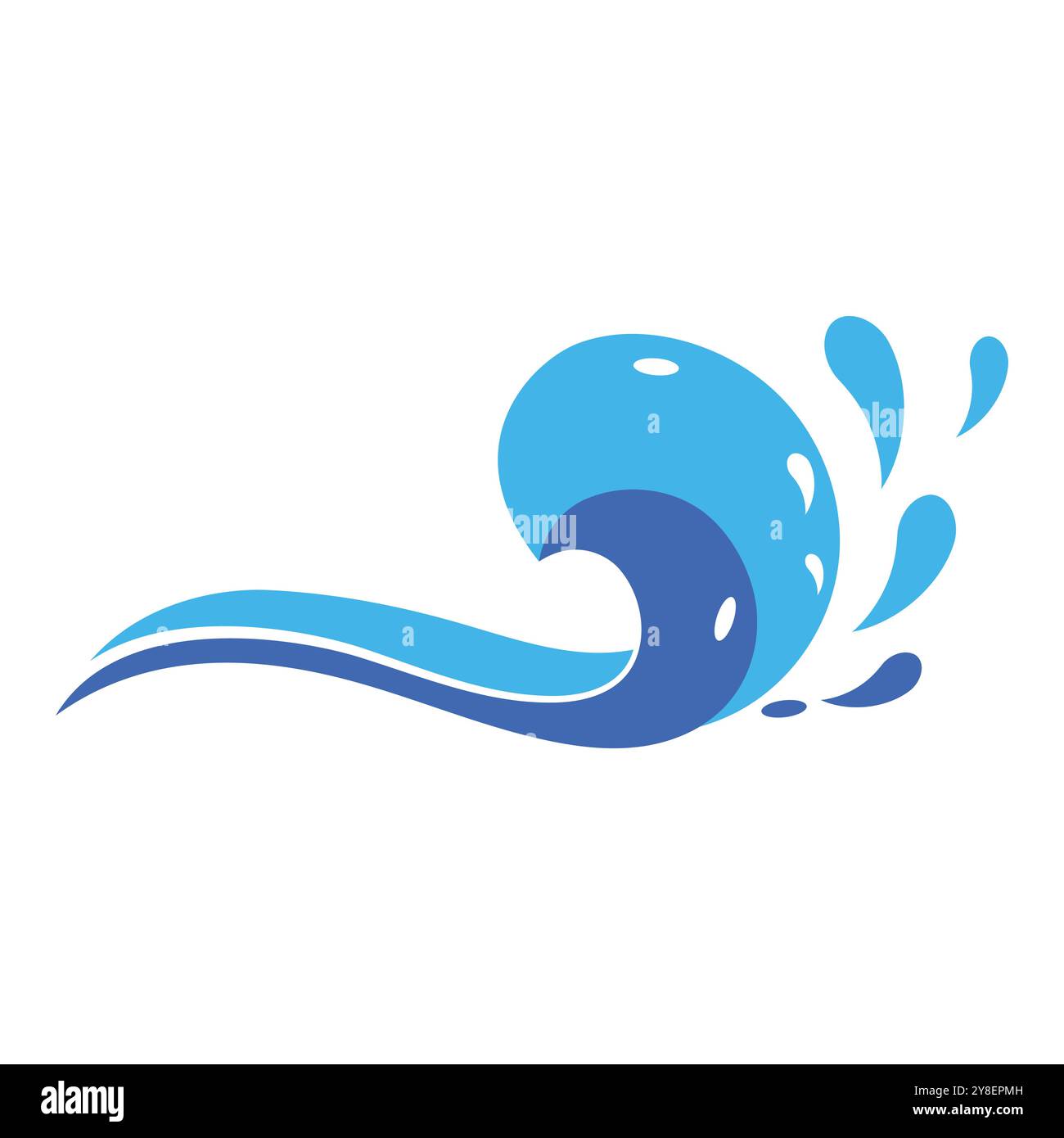 Water wave Logo vector and symbol Template Stock Vector Image & Art - Alamy