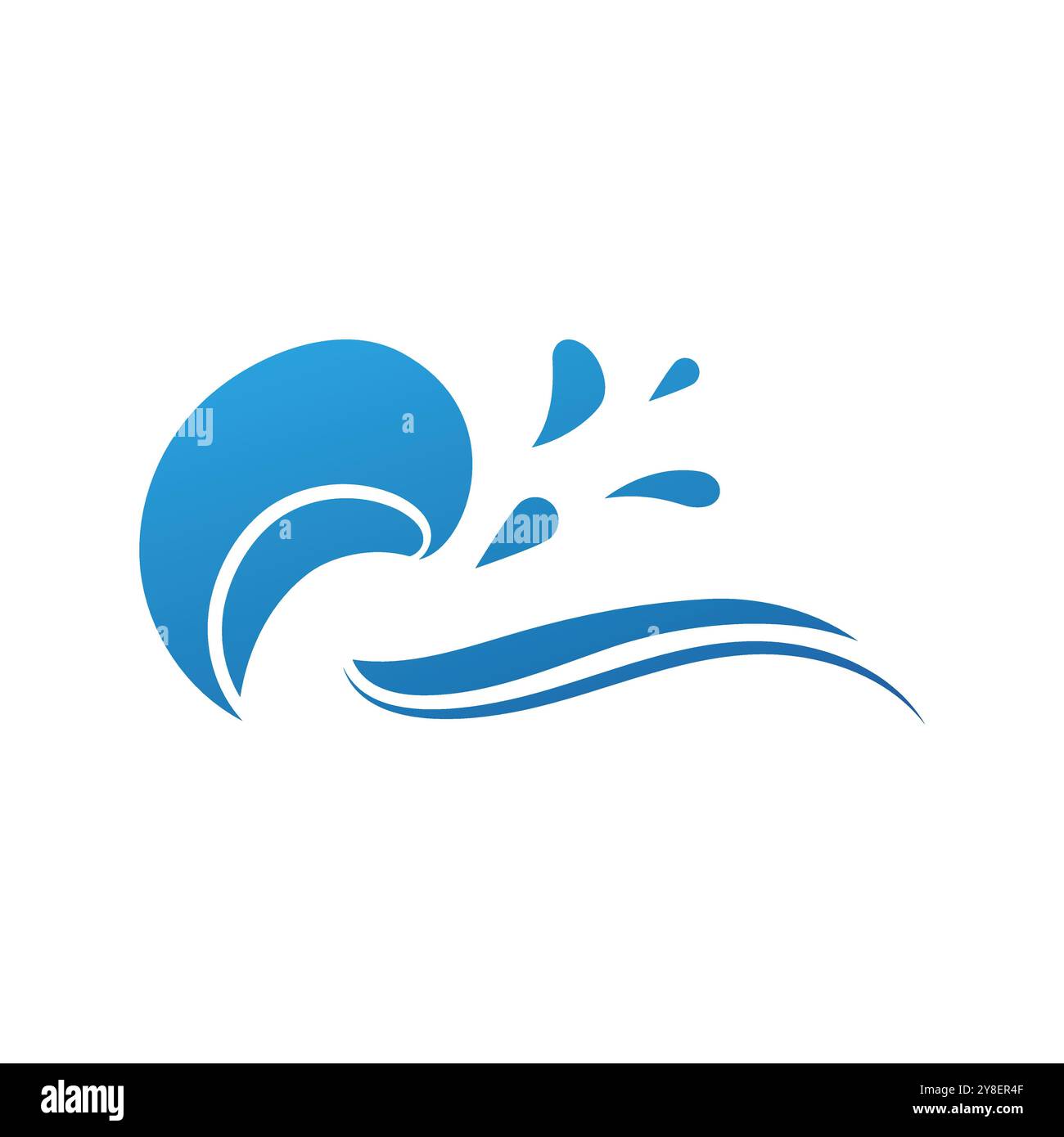 Water wave Logo vector and symbol Template Stock Vector Image & Art - Alamy