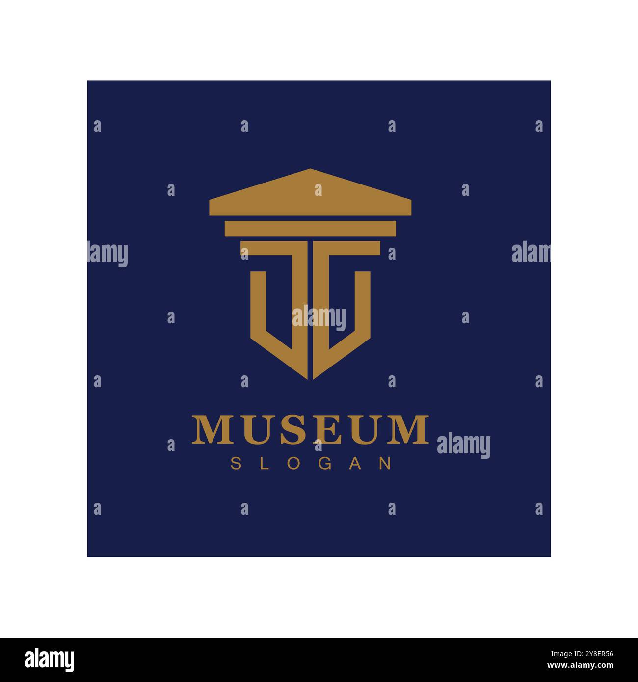 Column Logo vector symbol Template Stock Vector