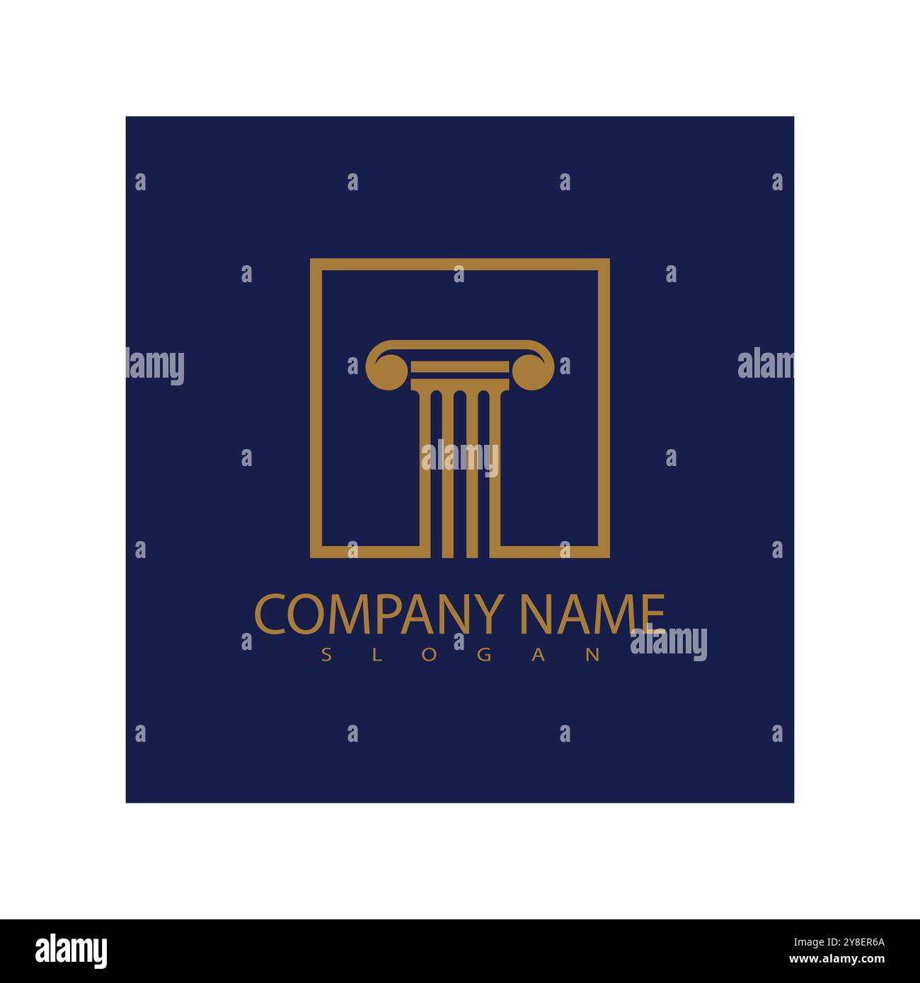 Column Logo vector symbol Template Stock Vector Image & Art - Alamy