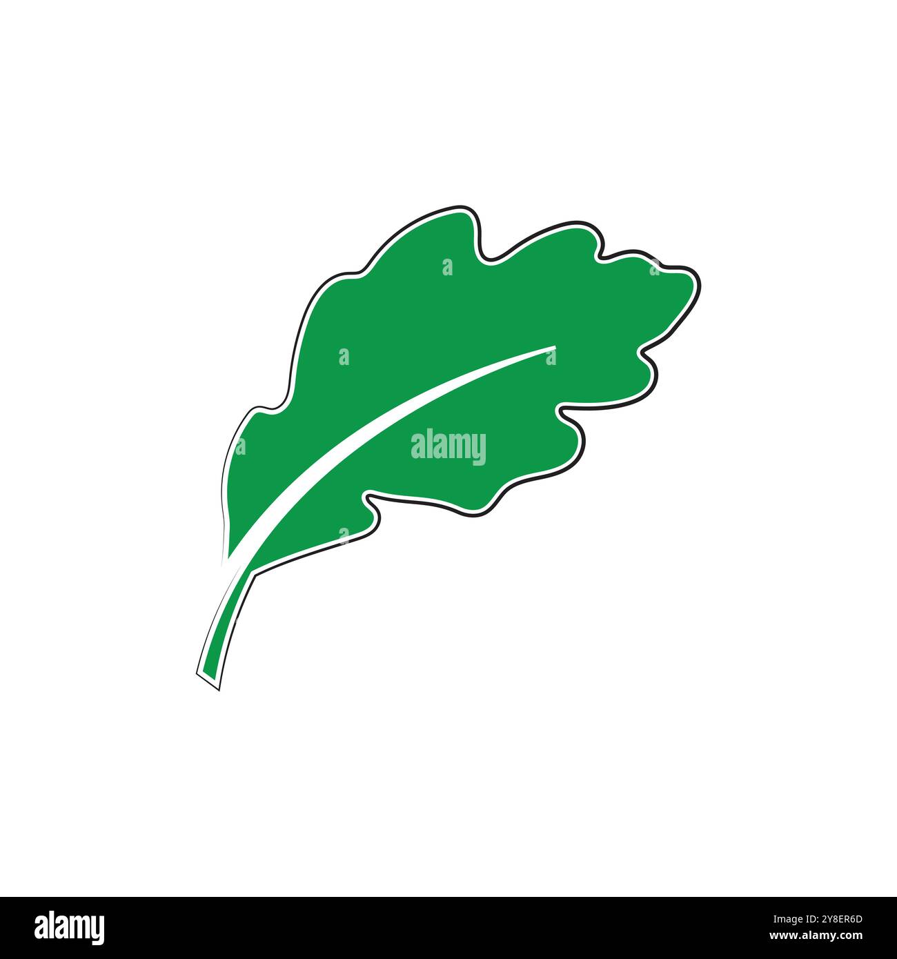 Green leaf illustration nature logo and symbol design Stock Vector ...