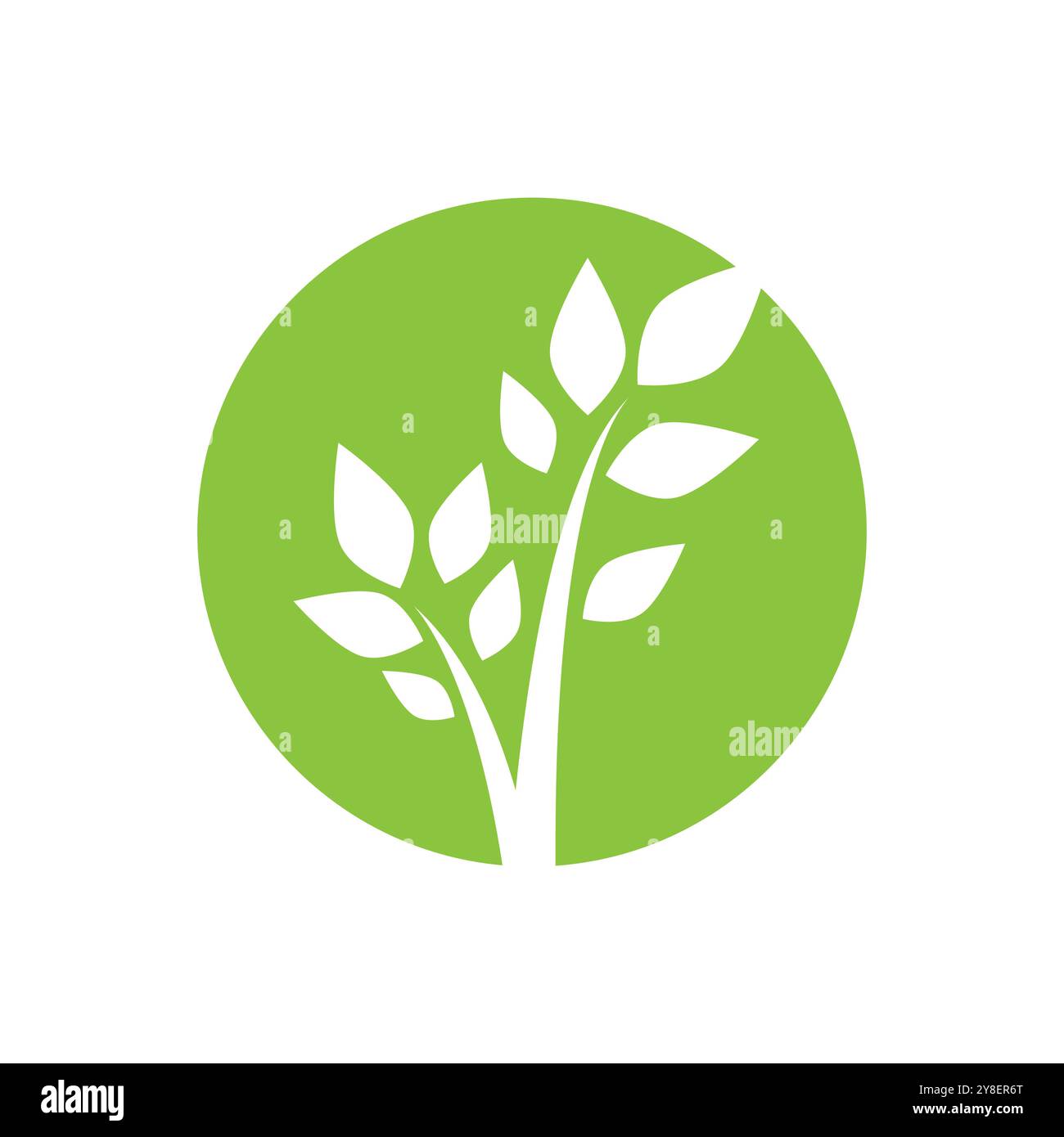 Green leaf illustration nature logo and symbol design Stock Vector ...