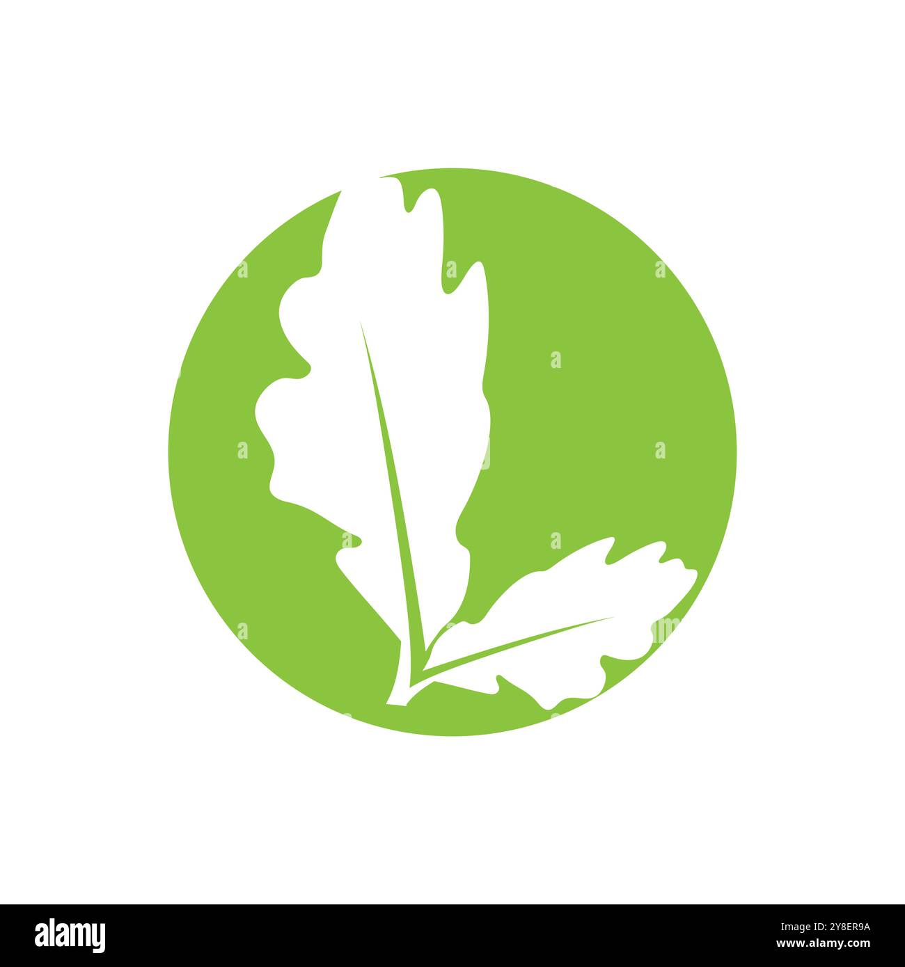 Green leaf illustration nature logo and symbol design Stock Vector ...