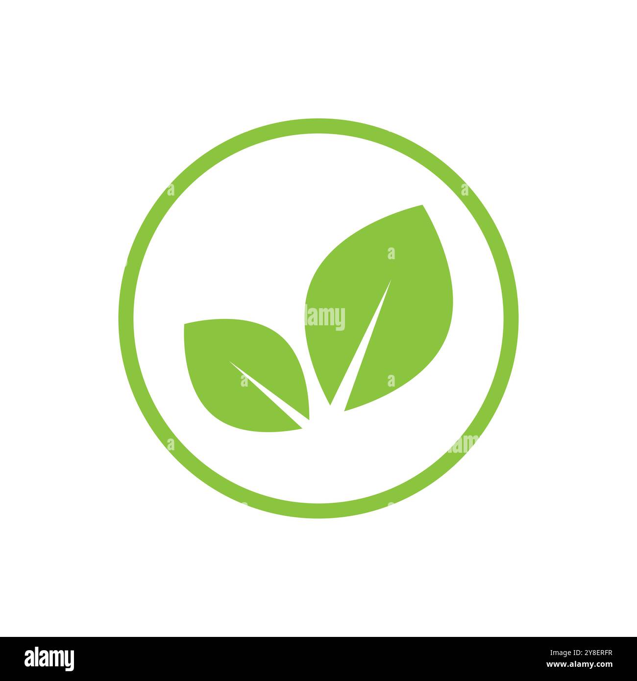 Green leaf illustration nature logo and symbol design Stock Vector ...