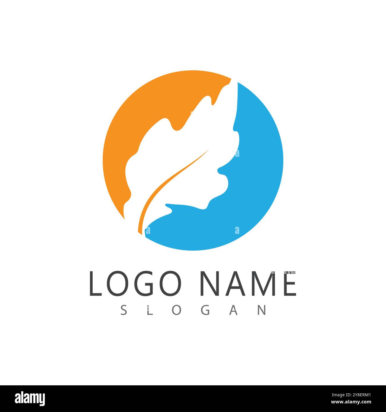 Green leaf illustration nature logo and symbol design Stock Vector ...