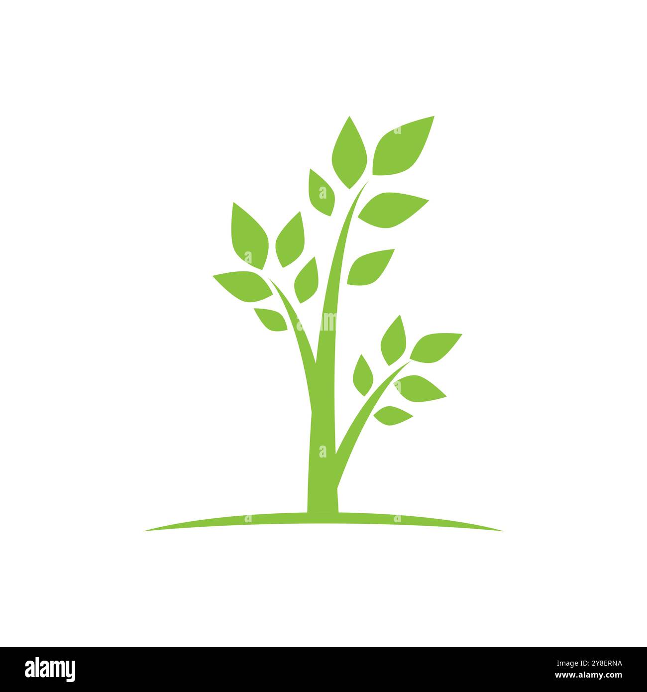Green leaf illustration nature logo and symbol design Stock Vector ...