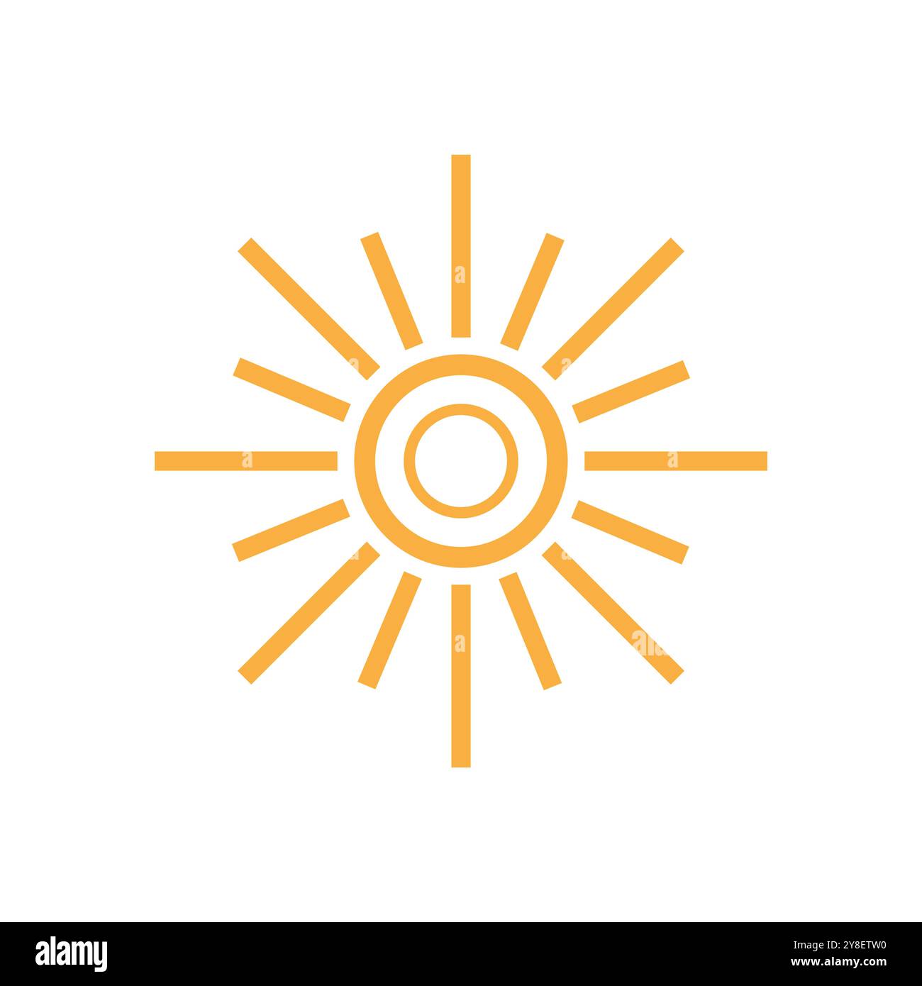 sun ilustration logo vector icon template Stock Vector
