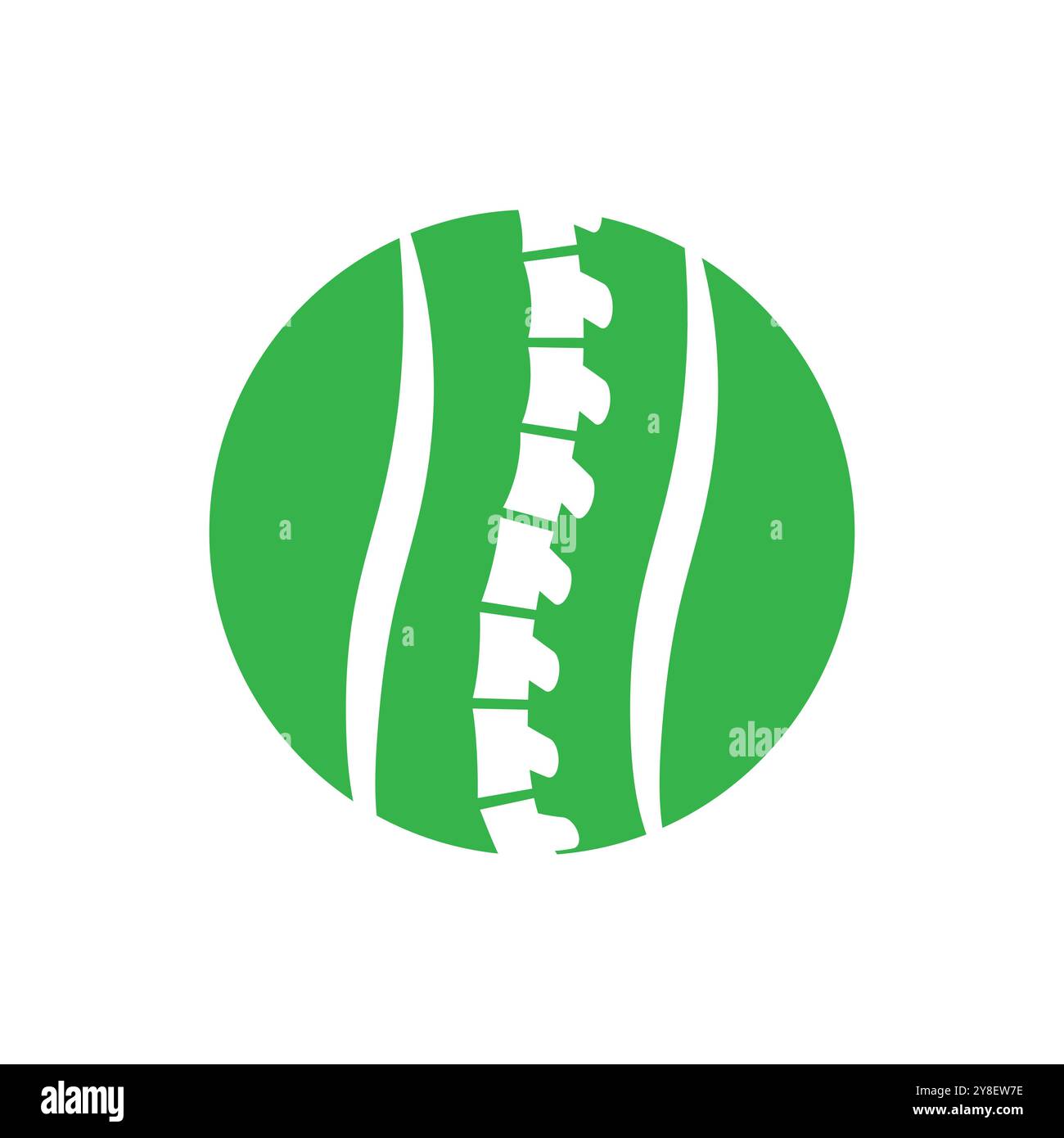 Spine diagnostics symbol logo template vector illustration design Stock Vector