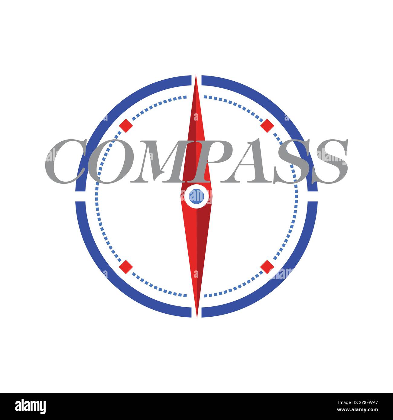 Compass Logo Template vector icon illustration design Stock Vector