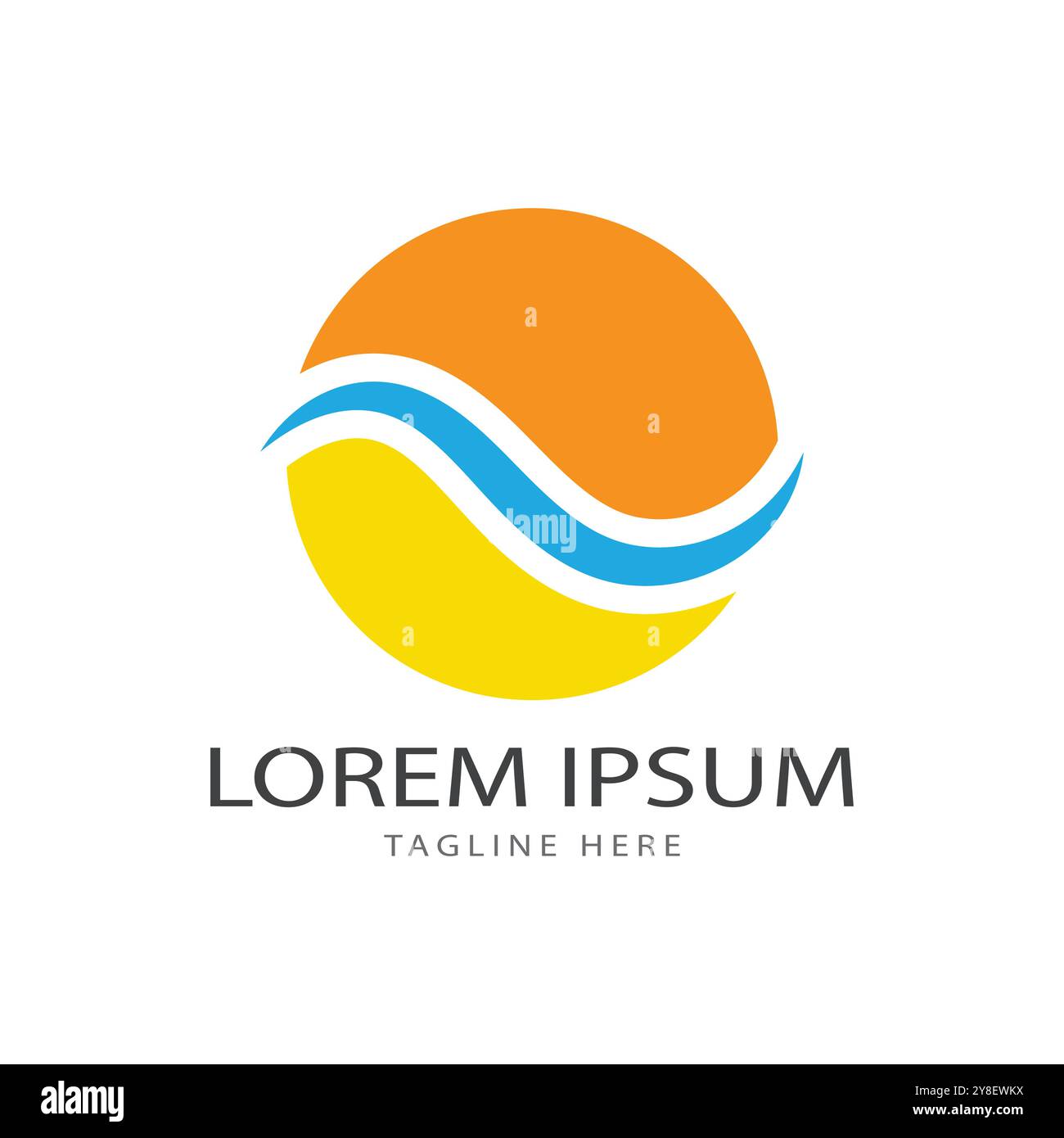 sun ilustration logo vector icon template Stock Vector