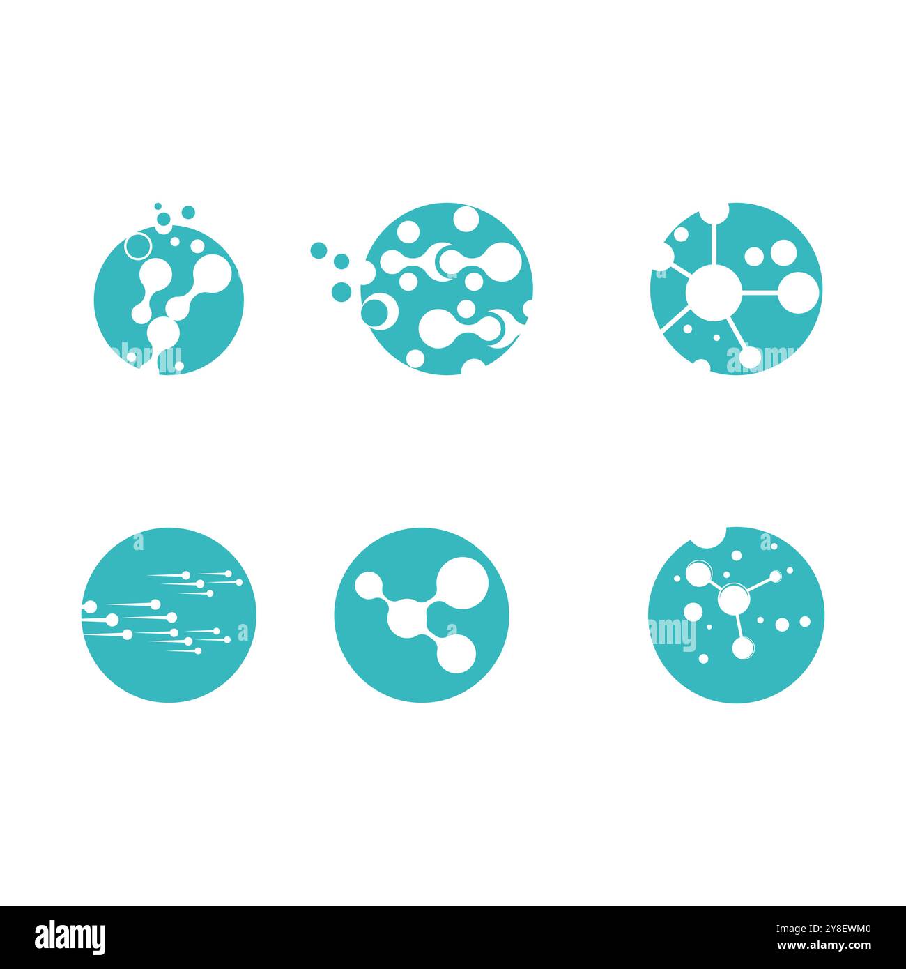 DNA gene Logo Template vector symbol illustration Stock Vector