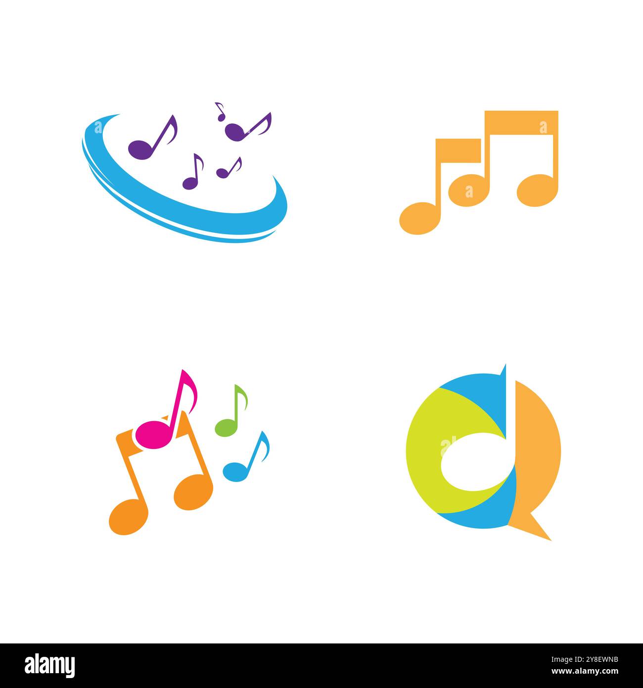 Music note Icon Vector illustration design Stock Vector